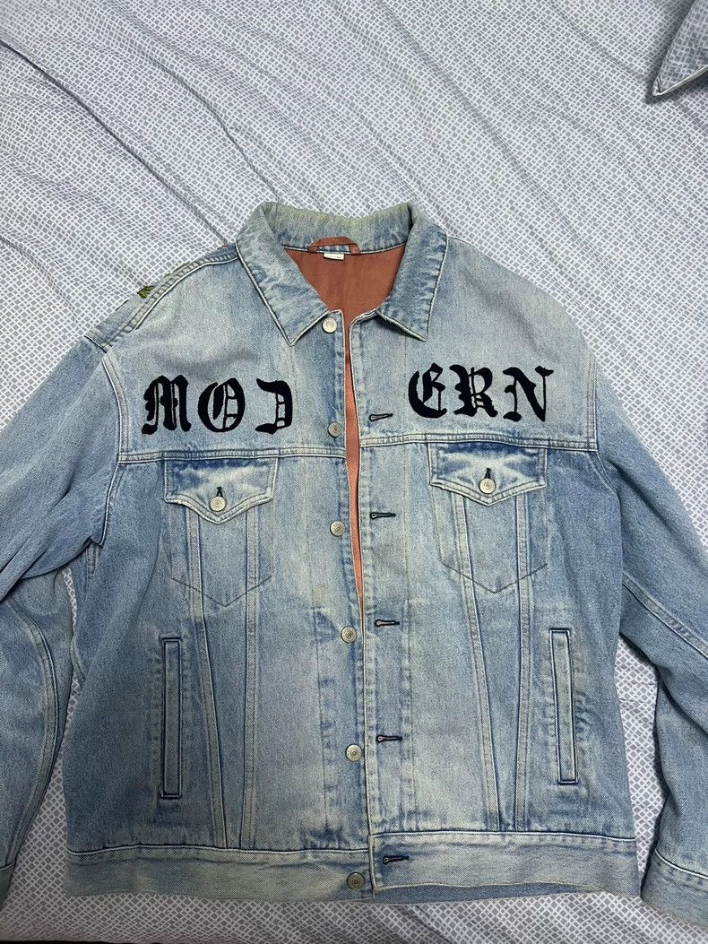 Gucci Gucci Vintage Logo Denim Jacket-dmc Size US M / EU 48-50 / 2 - 1 Thumbnail