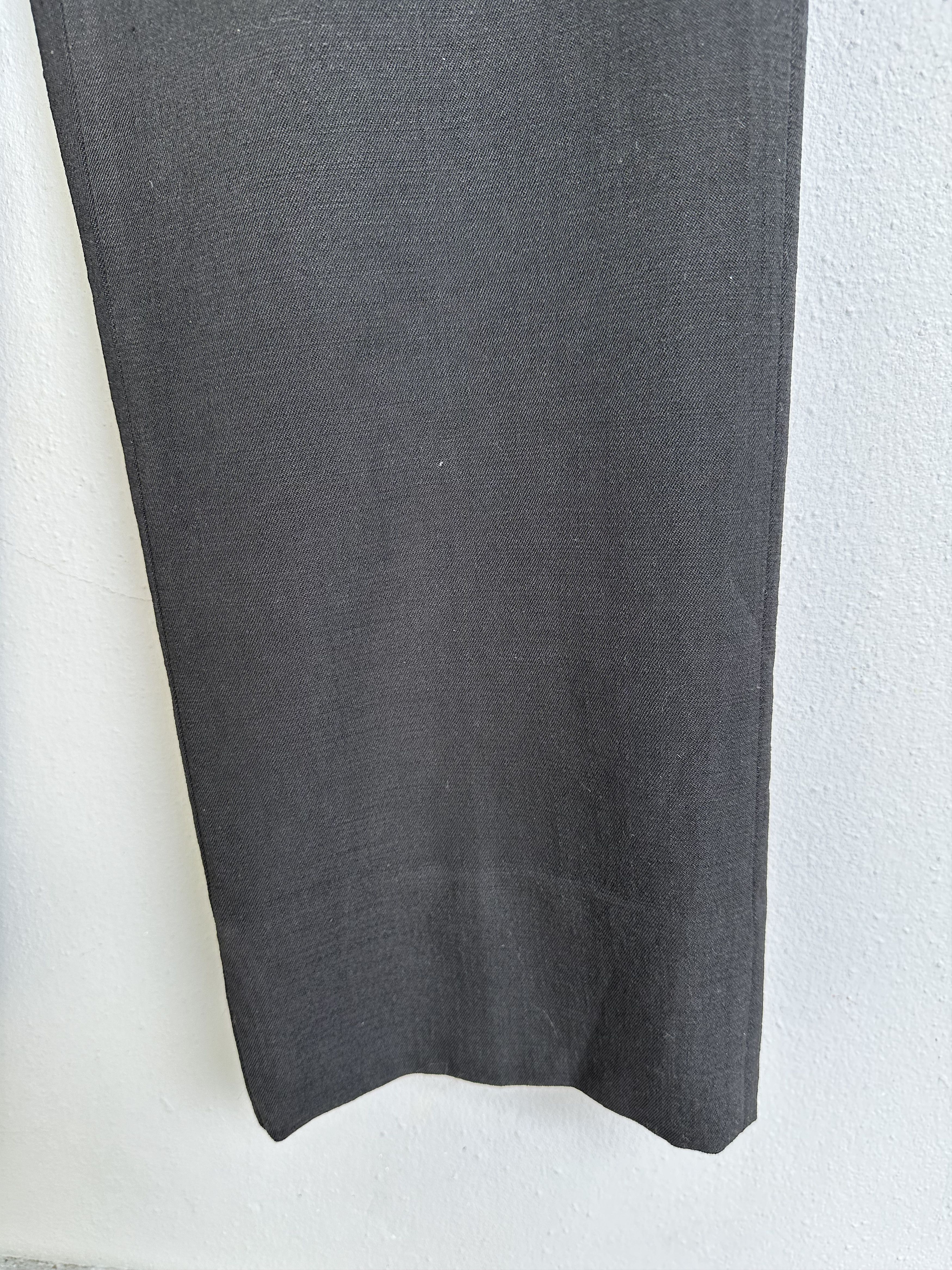 Comme des Garcons Homme Vintage AD01 CDGH Wool Black Baggy Trouser Pant Size US 31 - 13 Thumbnail