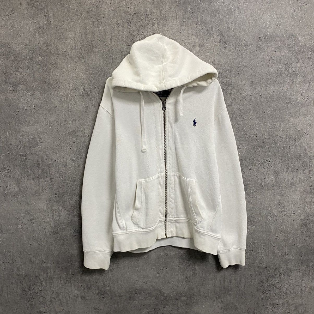 Polo Ralph Lauren Vintage Polo Ralph Lauren Zip Hoodie Size US L / EU 52-54 / 3 - 1 Thumbnail