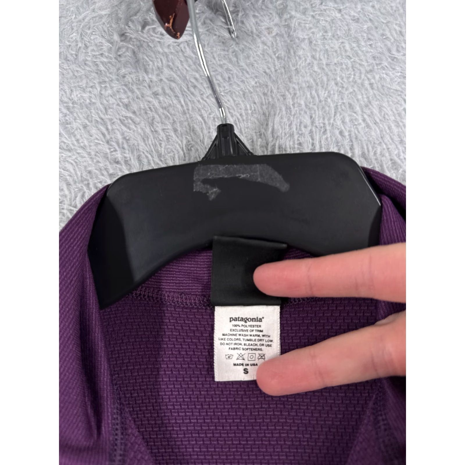 Patagonia VINTAGE Patagonia Shirt Womens Small Purple 1/4 Zip Capilene Polyester Mock Neck Size S / US 4 / IT 40 - 7 Thumbnail