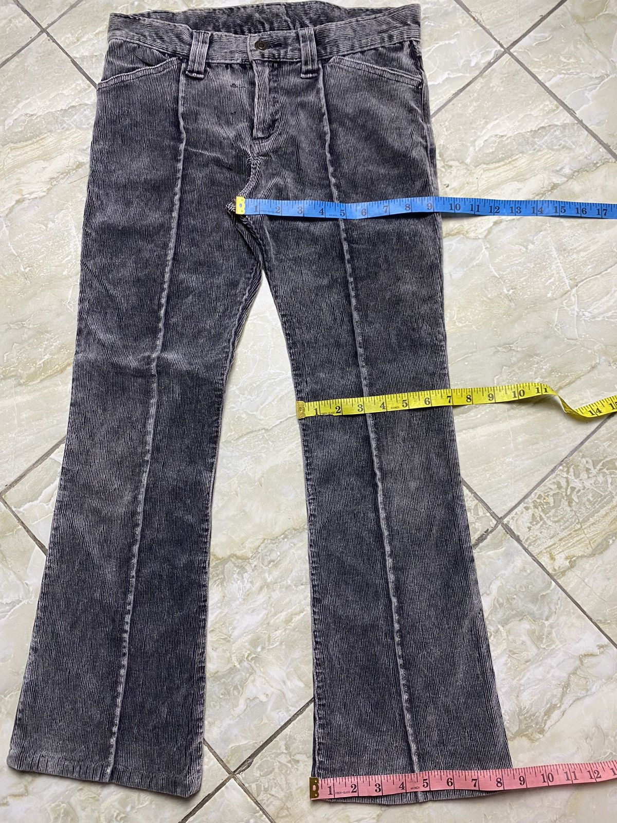 If Six Was Nine 5TH STREET Flare Corduroy Pants Size 30" / US 8 / IT 44 - 11 Thumbnail