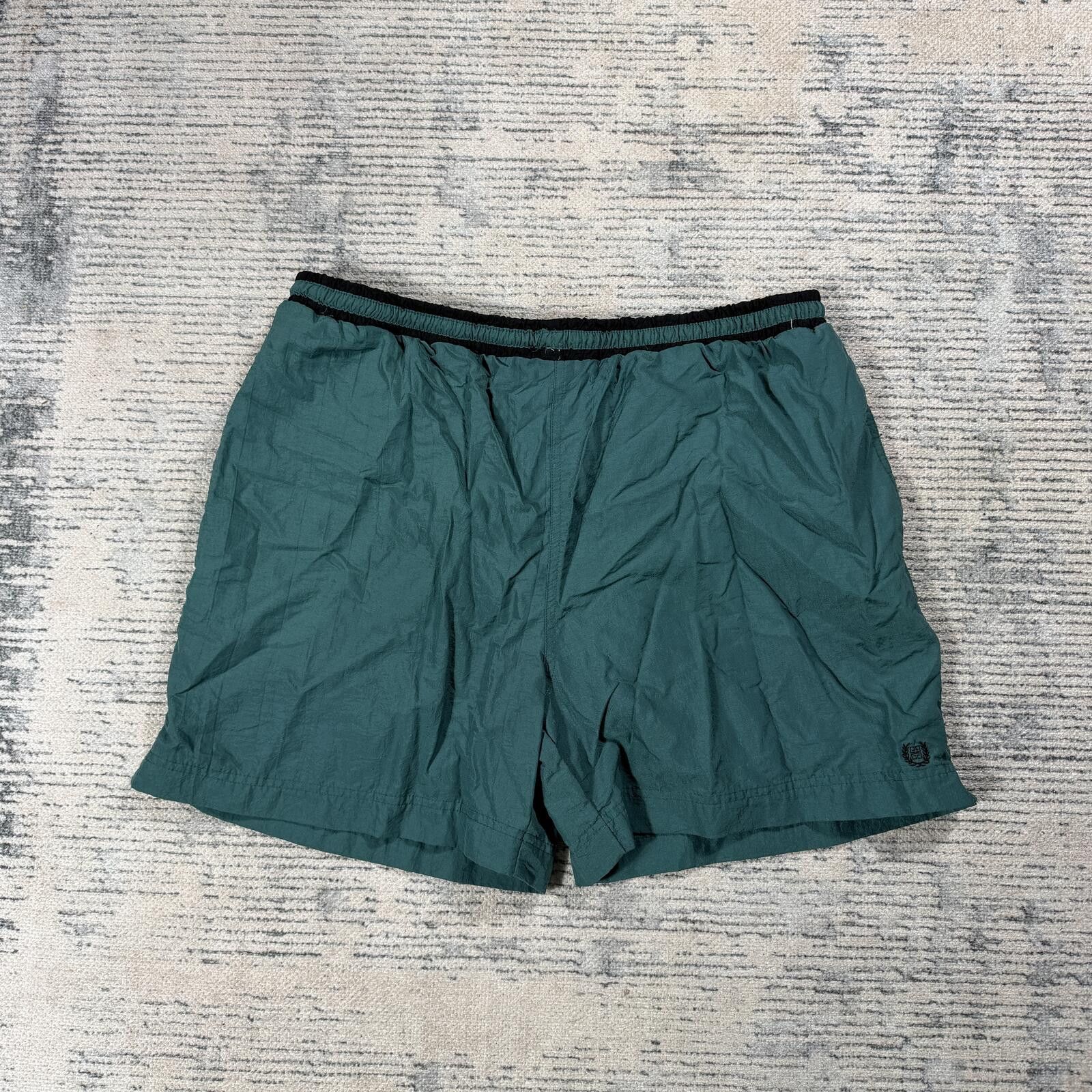 Givenchy Vintage 90s Givenchy Green Swim Shorts Size US 36 / EU 52 - 1 Thumbnail