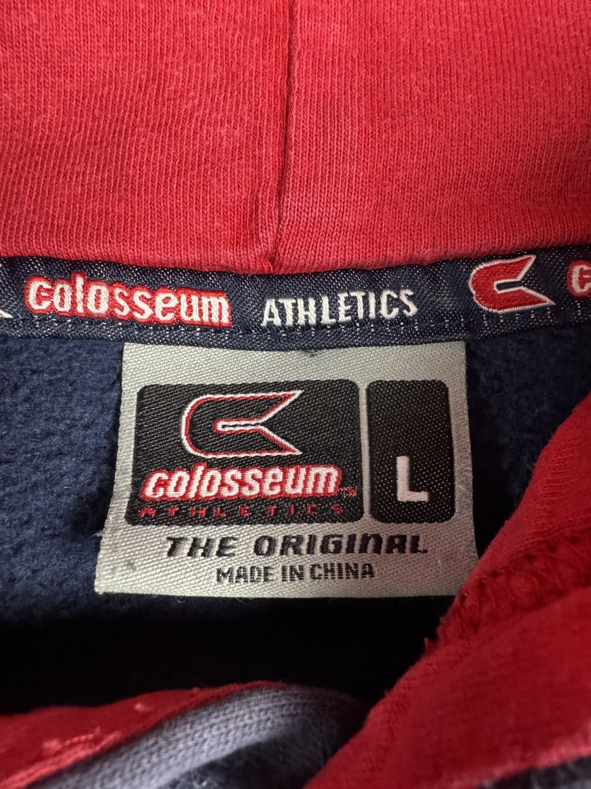 NCAA × Vintage Vintage 90s Arizona Wildcats NCAA spellout boxy baggy hoodie Size US M / EU 48-50 / 2 - 8 Thumbnail