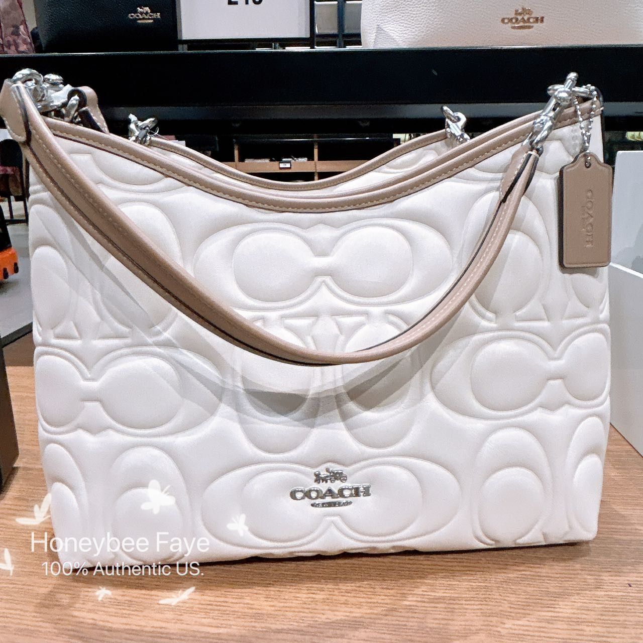 Coach Laurel Shoulder Bag In Blocked Signature Leather CZ184 Size ONE SIZE - 2 Thumbnail