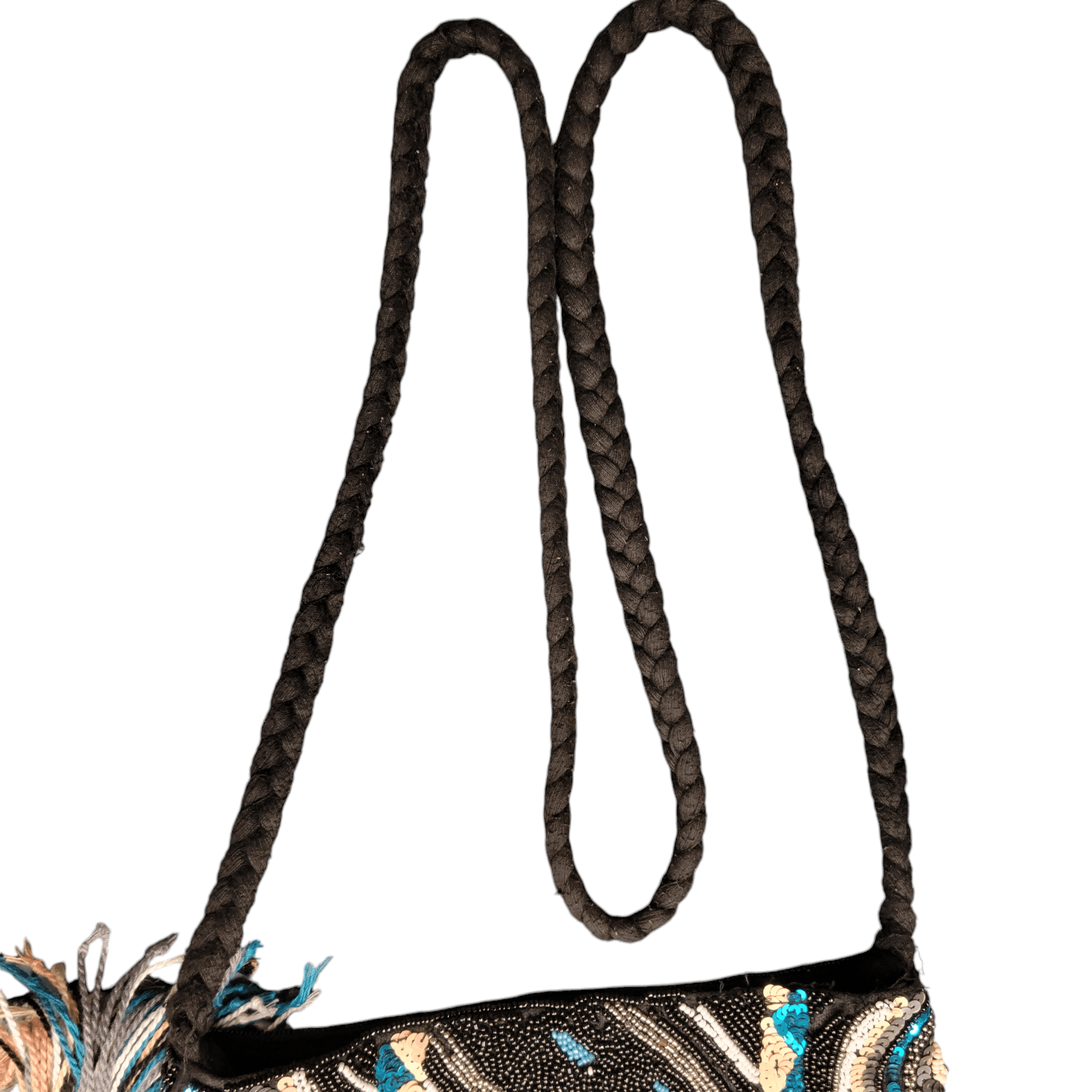 Sam Edelman Sam Edelman Multi Color Beaded Bucket Bag Crossbody Size ONE SIZE - 4 Thumbnail