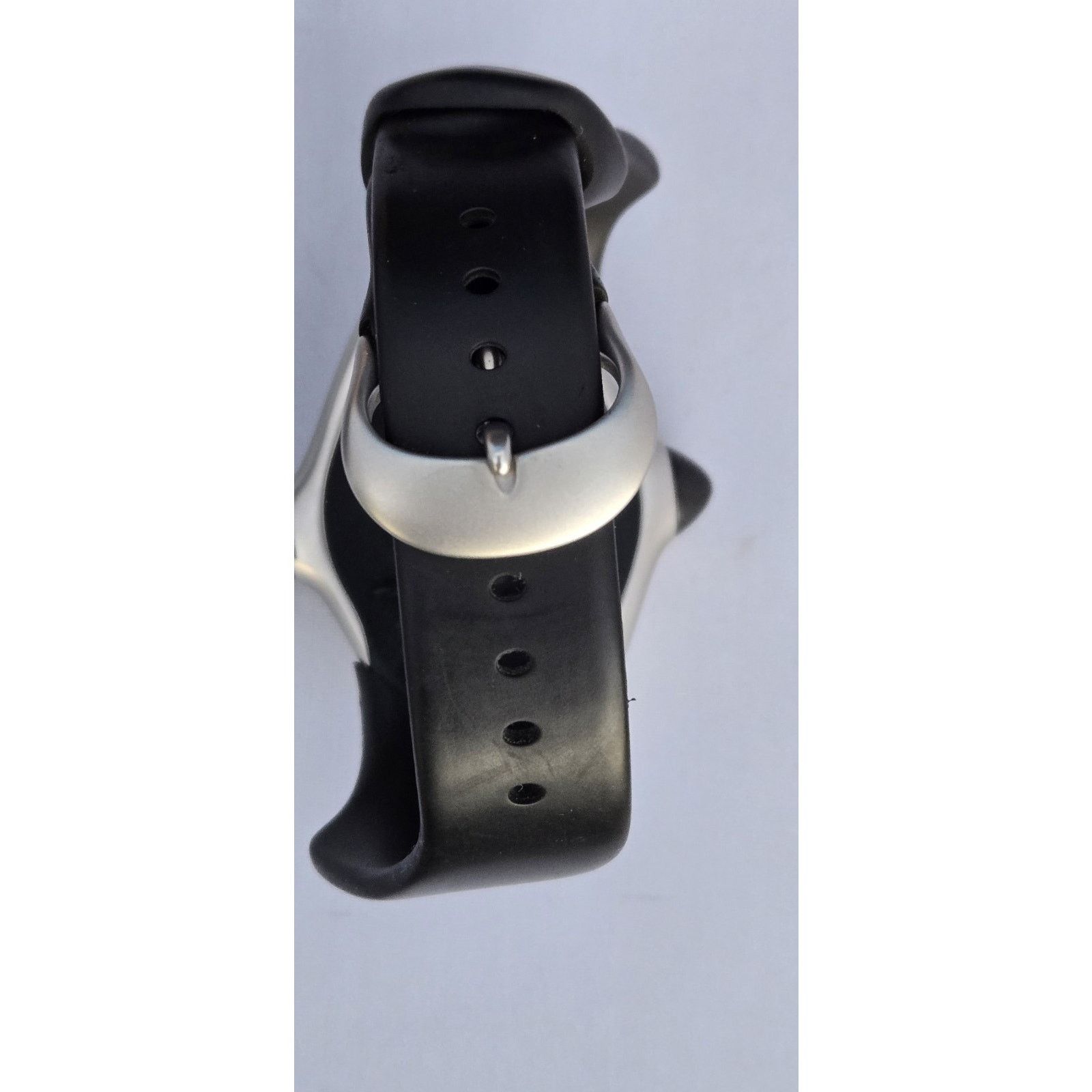 Oakley Vintage Oakley 1.0 Bullet Crush Watch Black Y2K Silver Face Size 30 - 13 Thumbnail