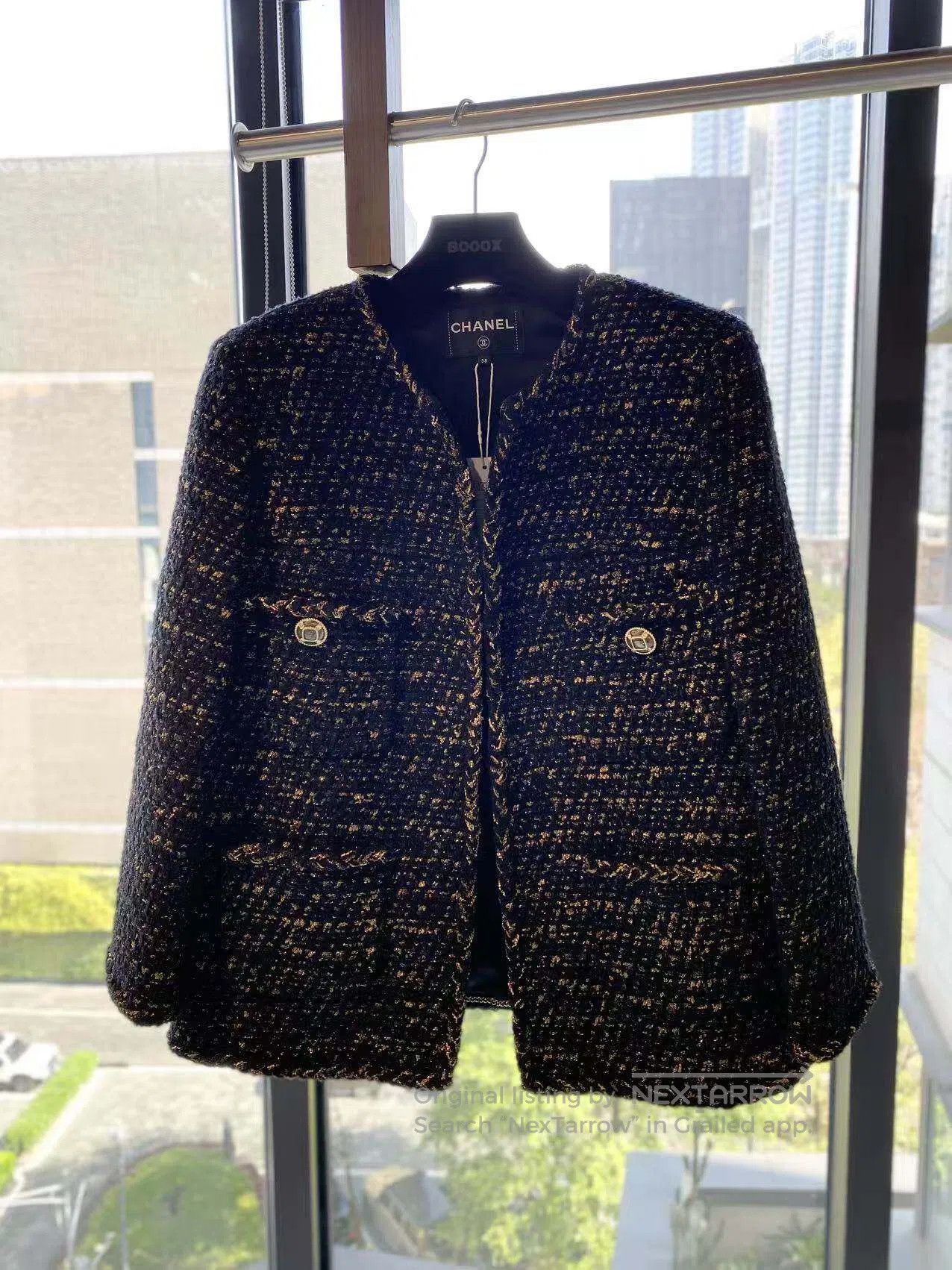 Chanel Chanel Egyptian black and gold jacket| Size XS / US 0-2 / IT 36-38 - 2 Thumbnail