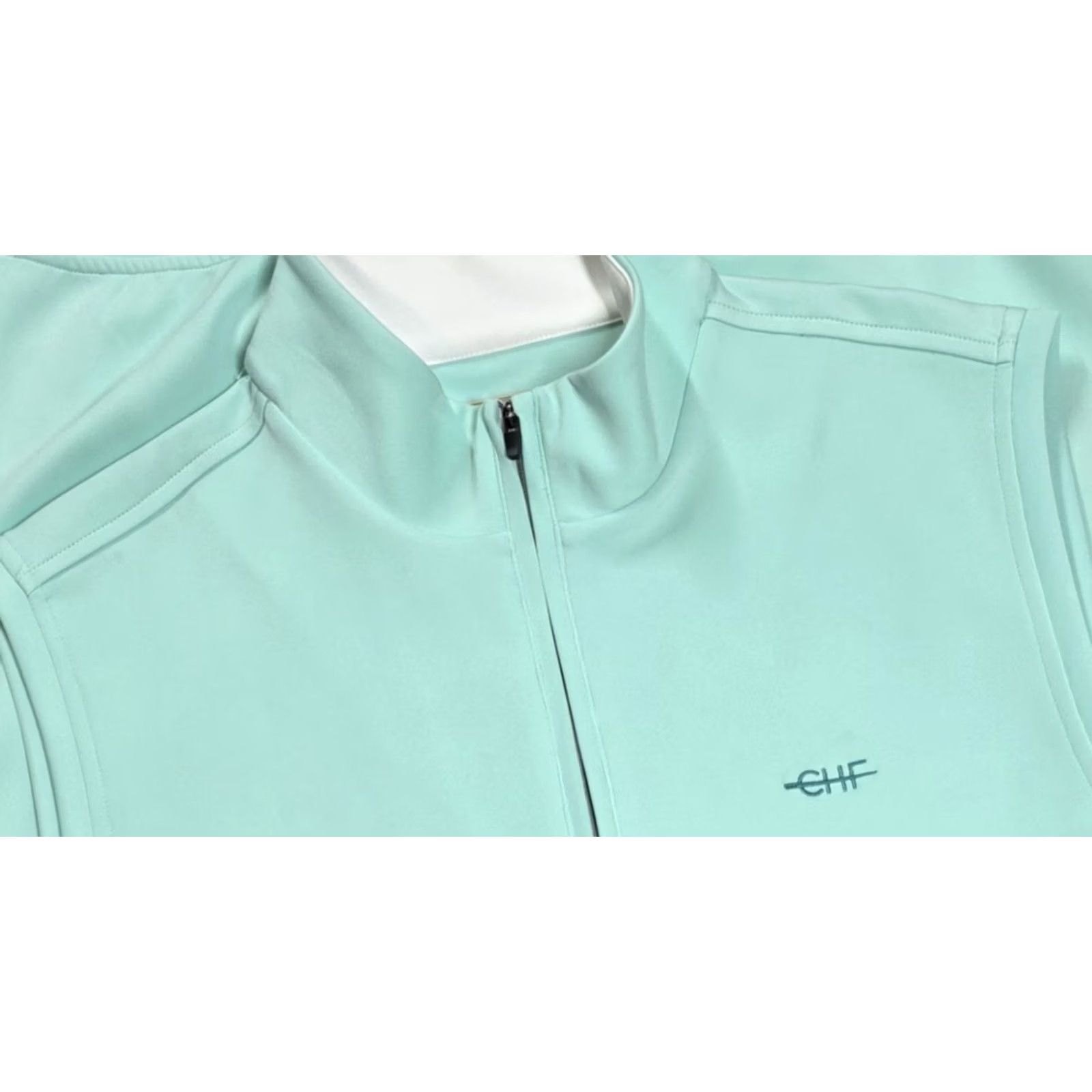 Logo 7 VINTAGE Golf Vest Performance 1/2 Zip Mint Green Soft Cool Sz Small CHF Logo Donald Ross Size US S / EU 44-46 / 1 - 3 Thumbnail