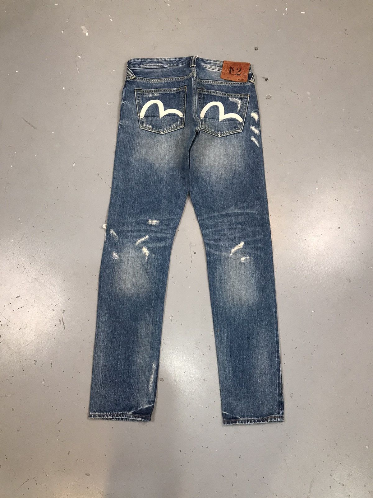 Japanese Brand × Vintage Vintage Evisu 2017 distressed straight denim Size US 30 / EU 46 - 2 Thumbnail