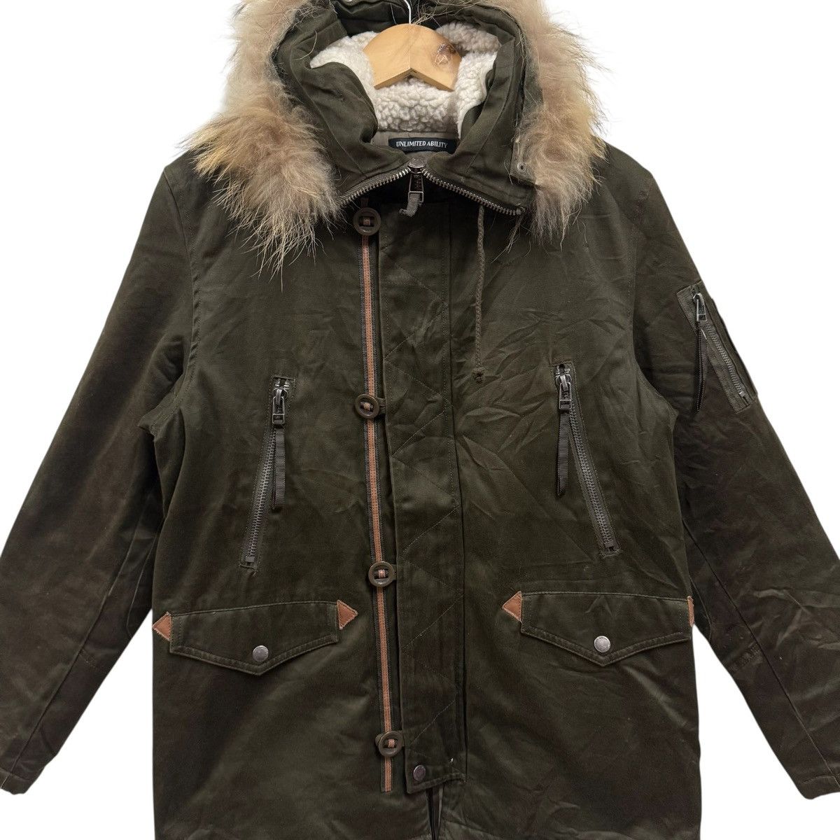 14th Addiction Unlimited Ability Fur Hoodie Jacket Vkei Style Size US M / EU 48-50 / 2 - 5 Thumbnail
