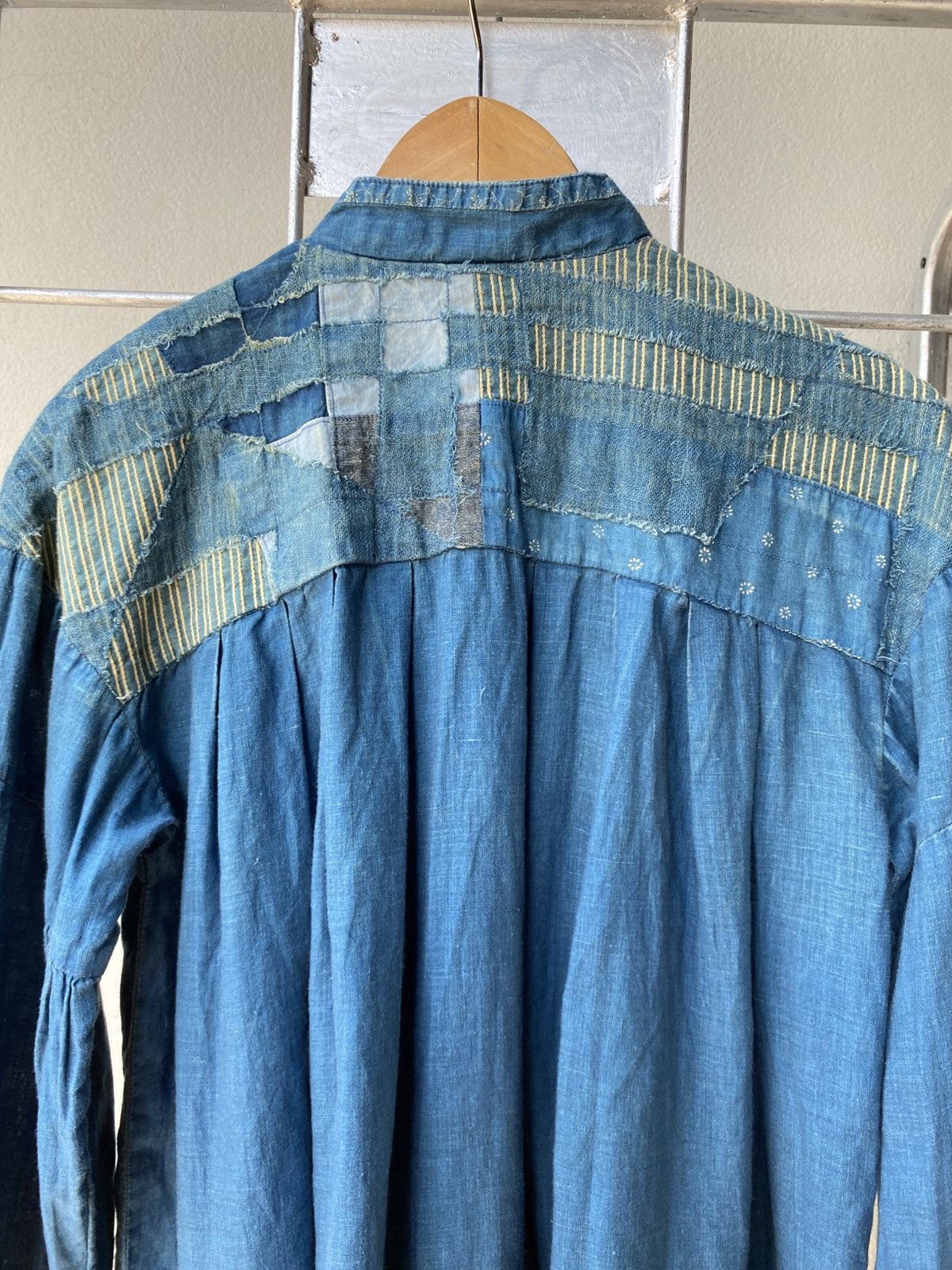 Kapital KAPITAL Indigo Patchwork Denim Blouse Size XS / US 0-2 / IT 36-38 - 7 Thumbnail