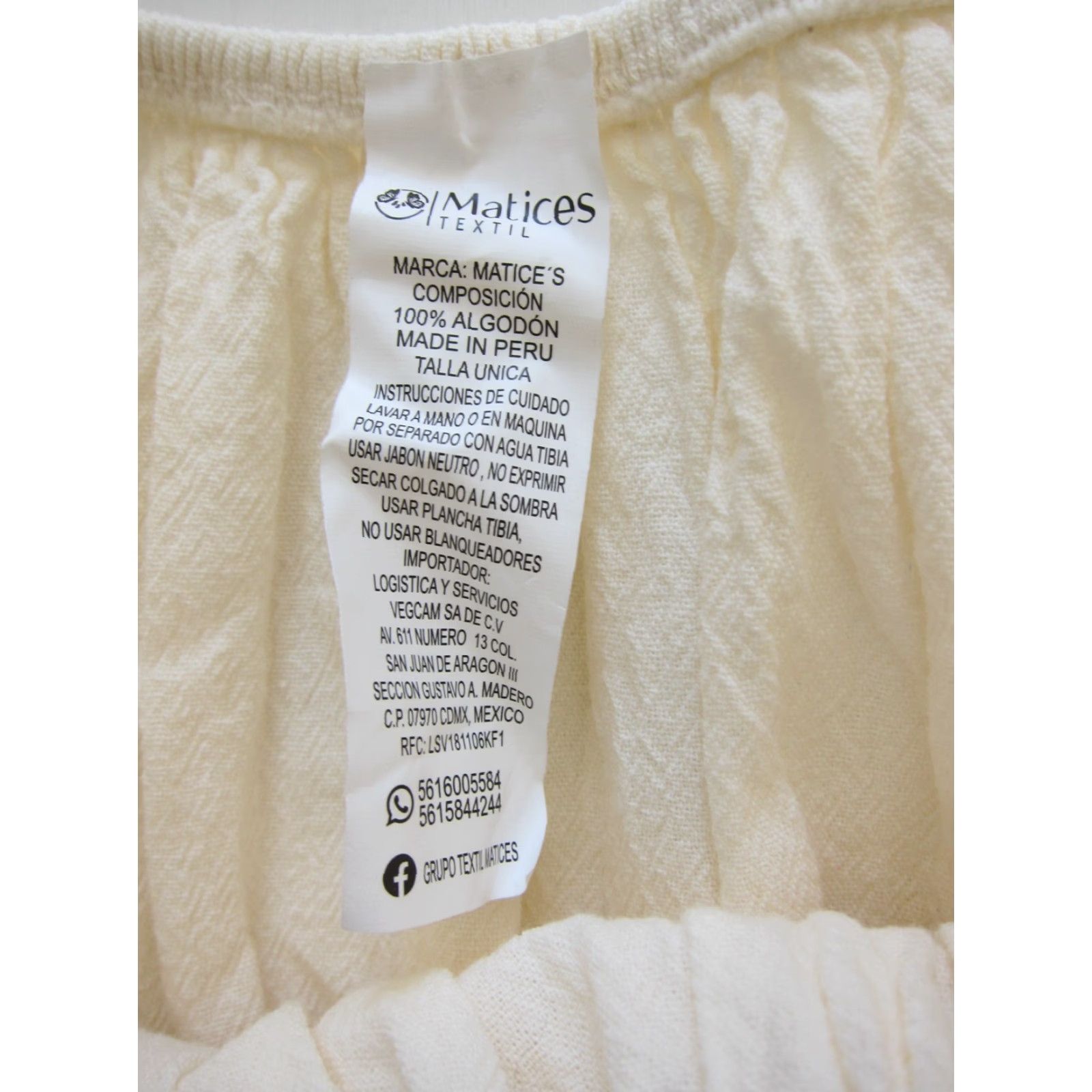 Vintage Matices Textil Peru 100% Cotton Ivory Off Shoulder Pocket Jumpsuit M Women Medium Size 32" / US 10 / IT 46 - 4 Thumbnail