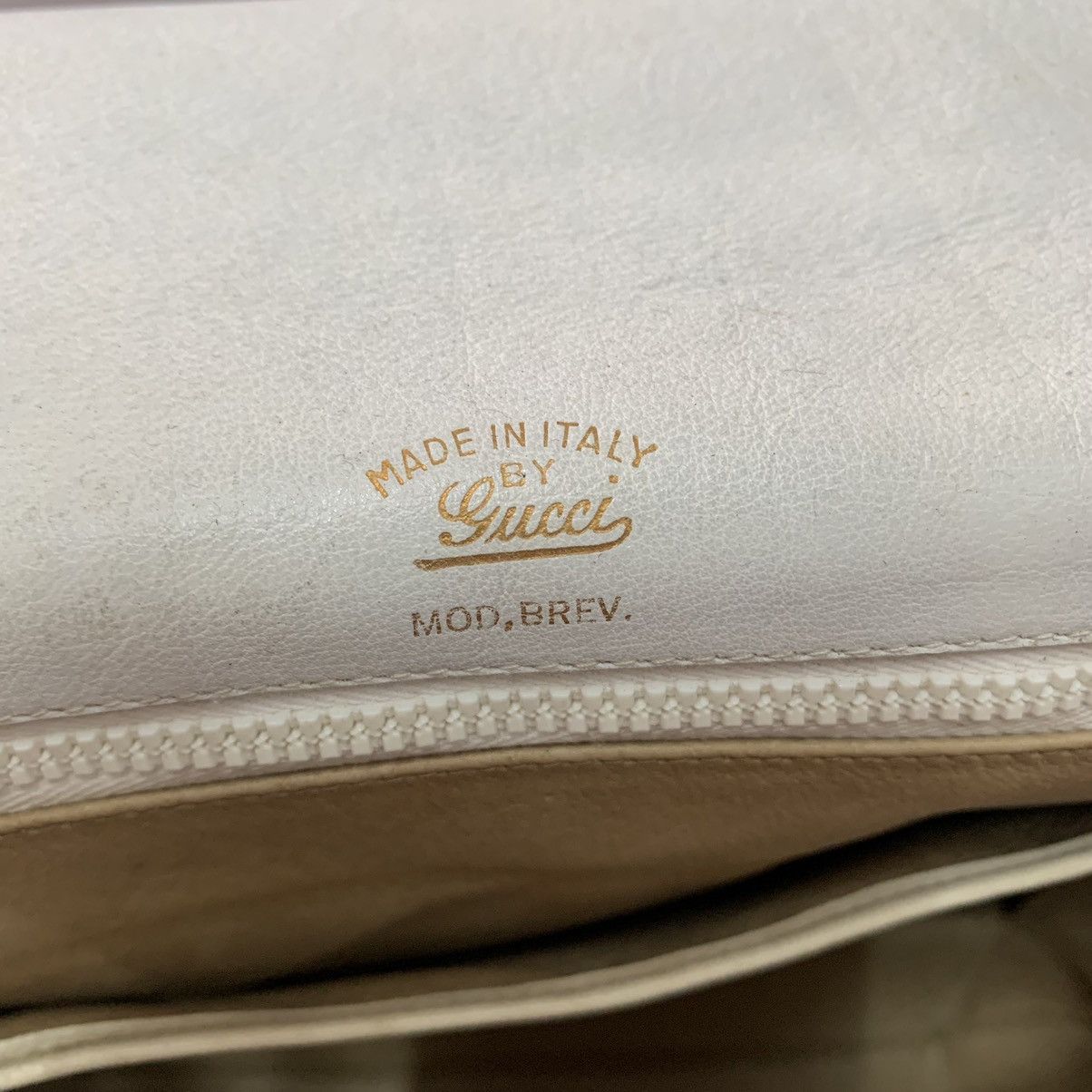 Gucci Gucci GG White Leather Shoulder Limited Bag Size ONE SIZE - 16 Thumbnail