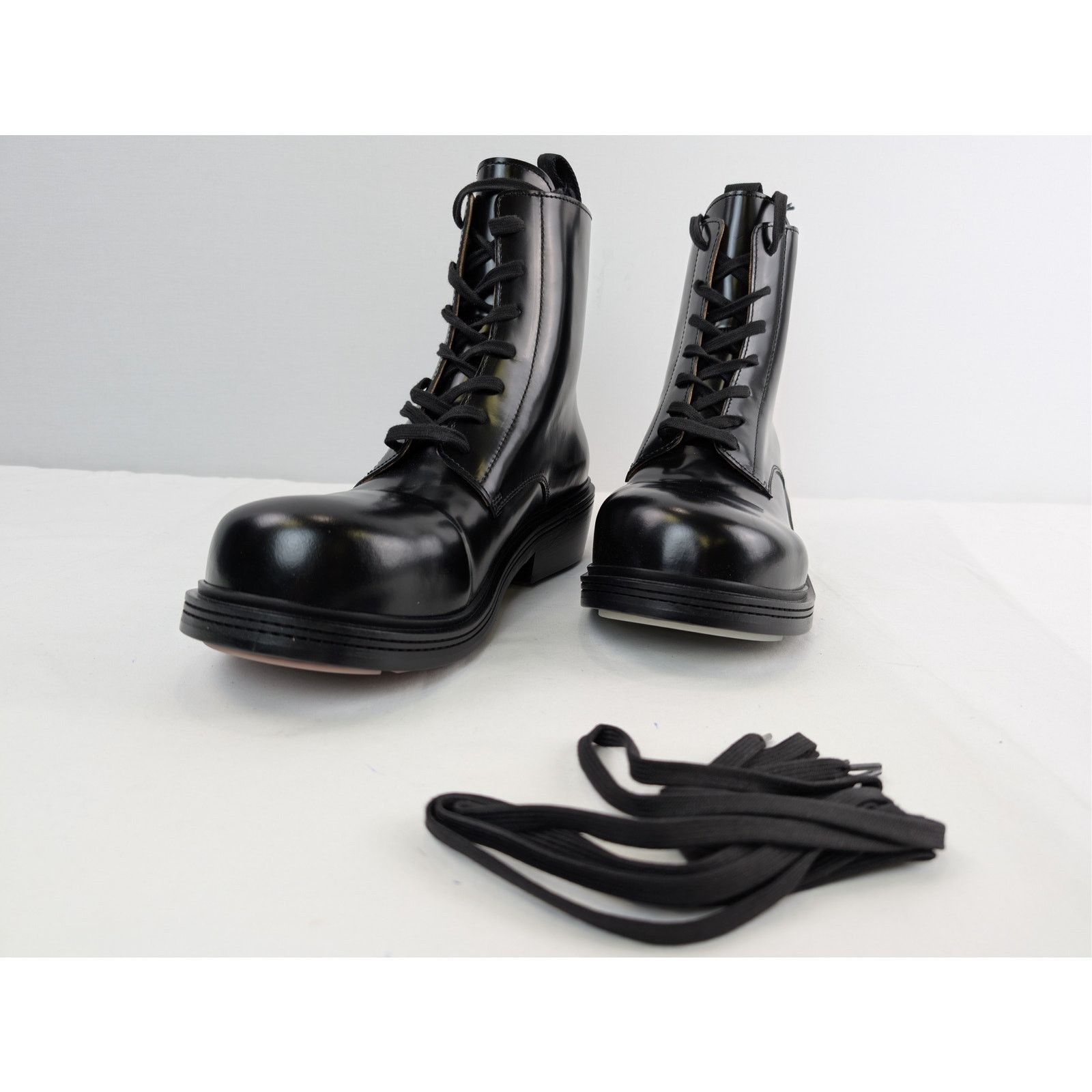 Bottega Veneta o1rshd1 Fireman Ankle Boots in Black Size US 11 / EU 44 - 7 Thumbnail