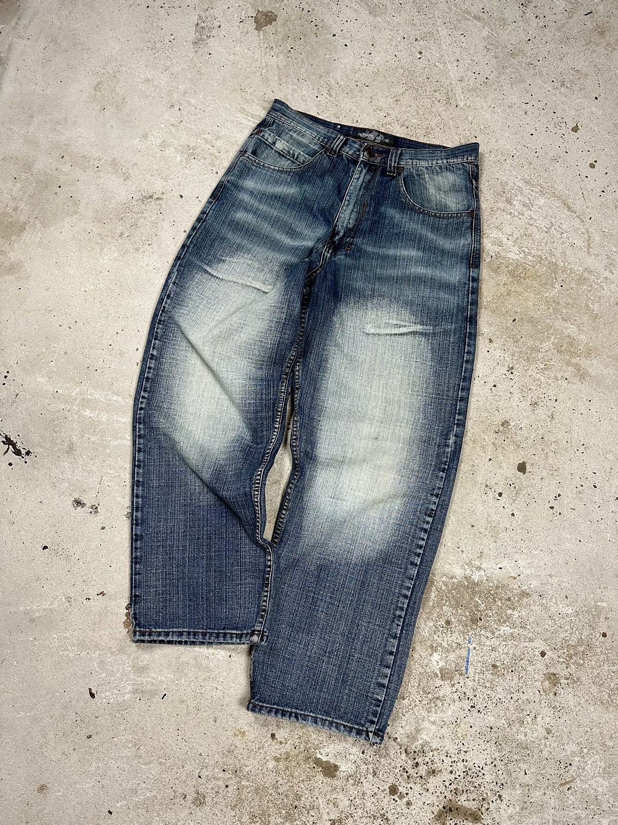 If Six Was Nine × Japanese Brand × Vintage Vintage 90s Baggy Japanese Washed Denim Pants Size US 30 / EU 46 - 14 Thumbnail
