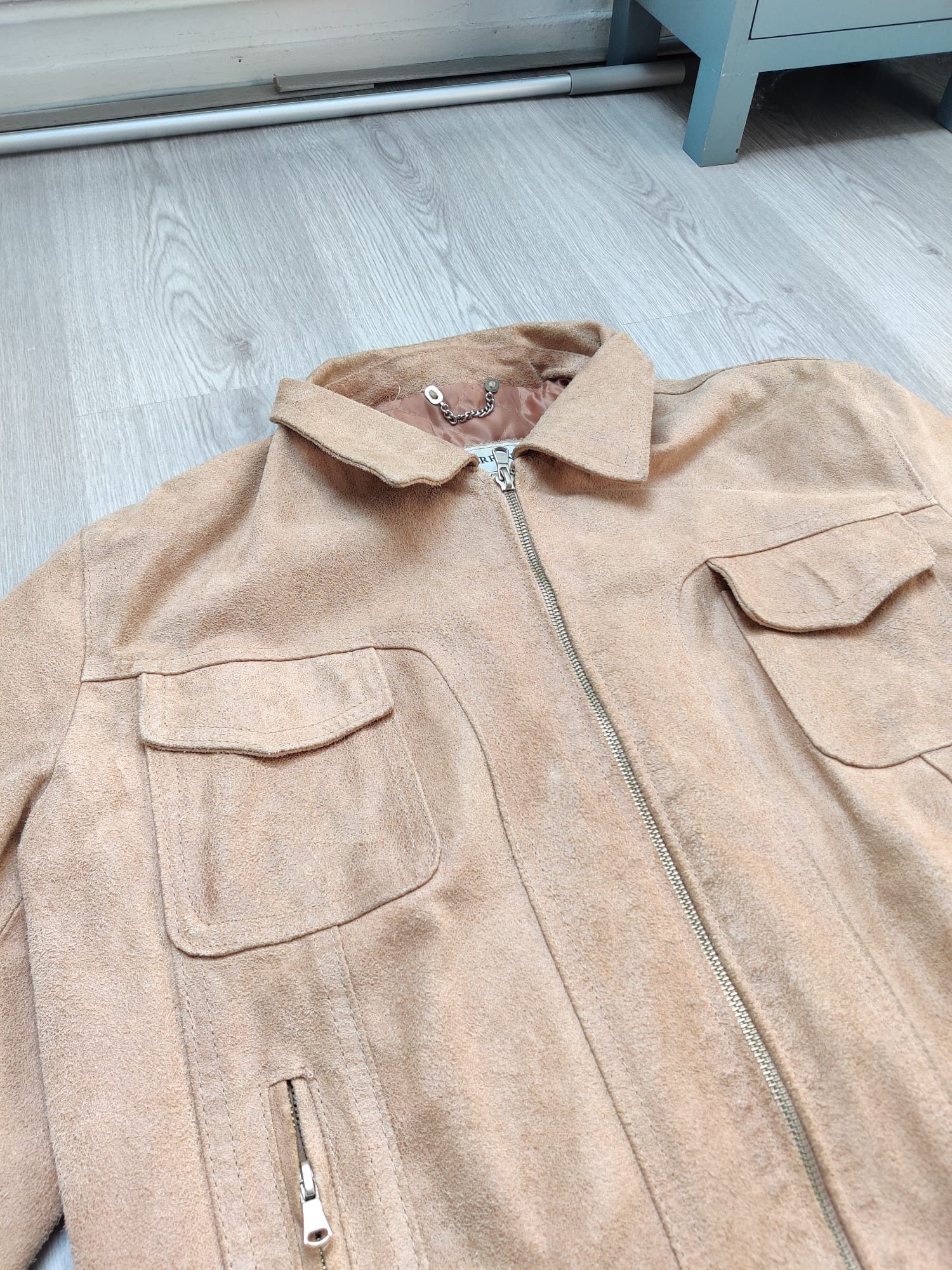 Vintage Rare Vintage Terranova Box-fit Beige Jacket Size US L / EU 52-54 / 3 - 3 Thumbnail