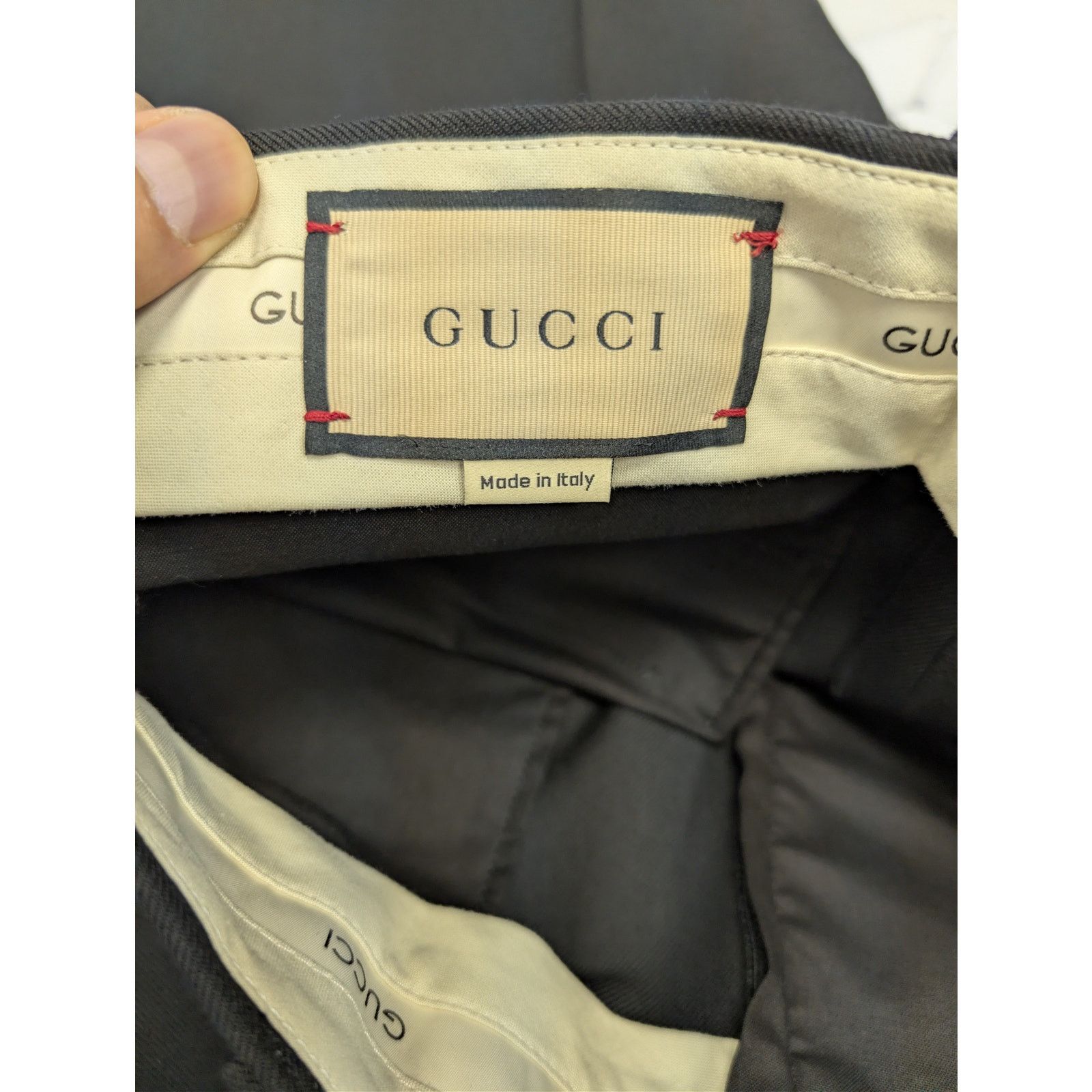 Gucci o1rshd1 Double Wool Gabardine Skater Crpd Pant Shorts Black Size US 30 / EU 46 - 15 Thumbnail