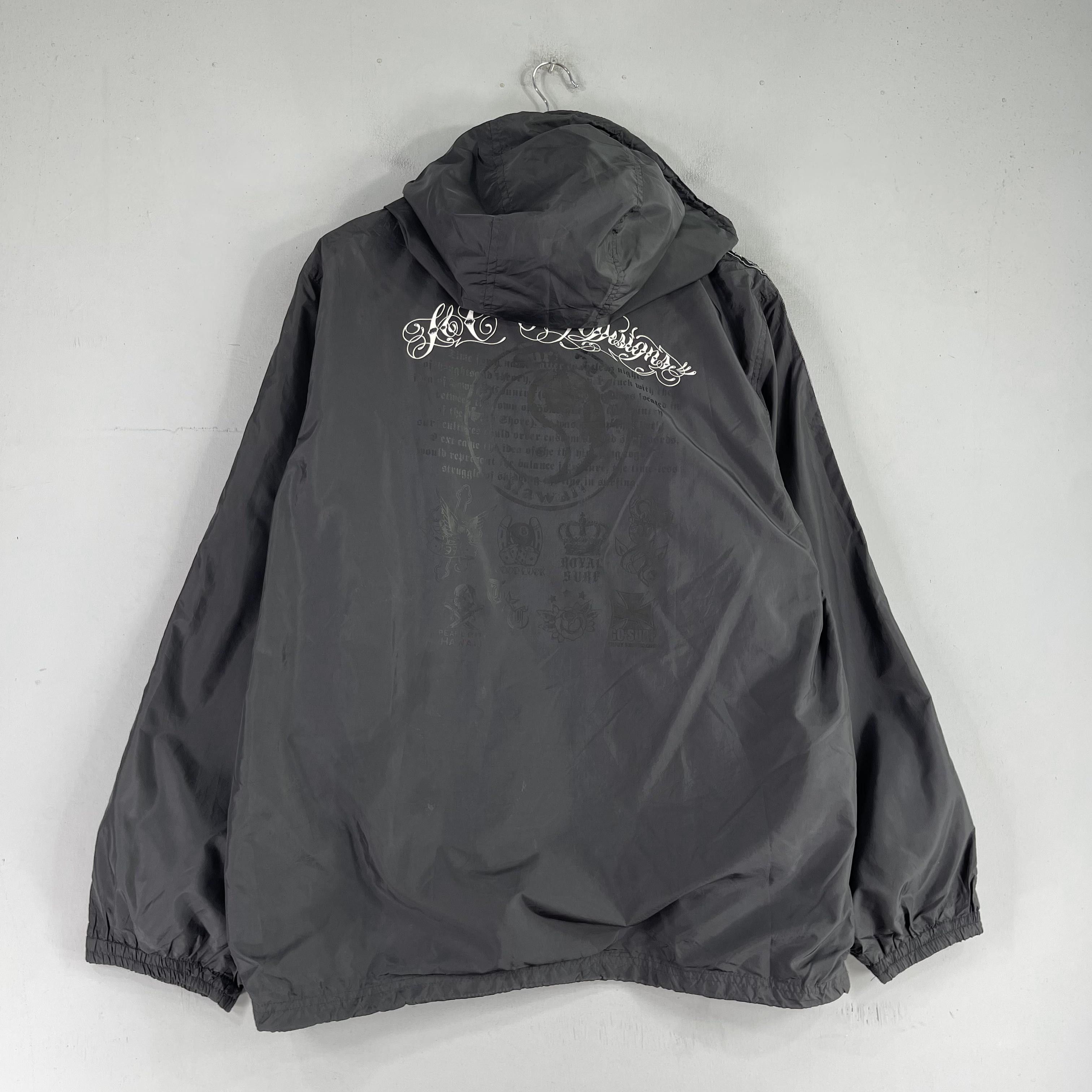 Vintage Vintage 1990s T&C Surf Back Hit Side Tape Windbreaker Size US XL / EU 56 / 4 - 2 Thumbnail