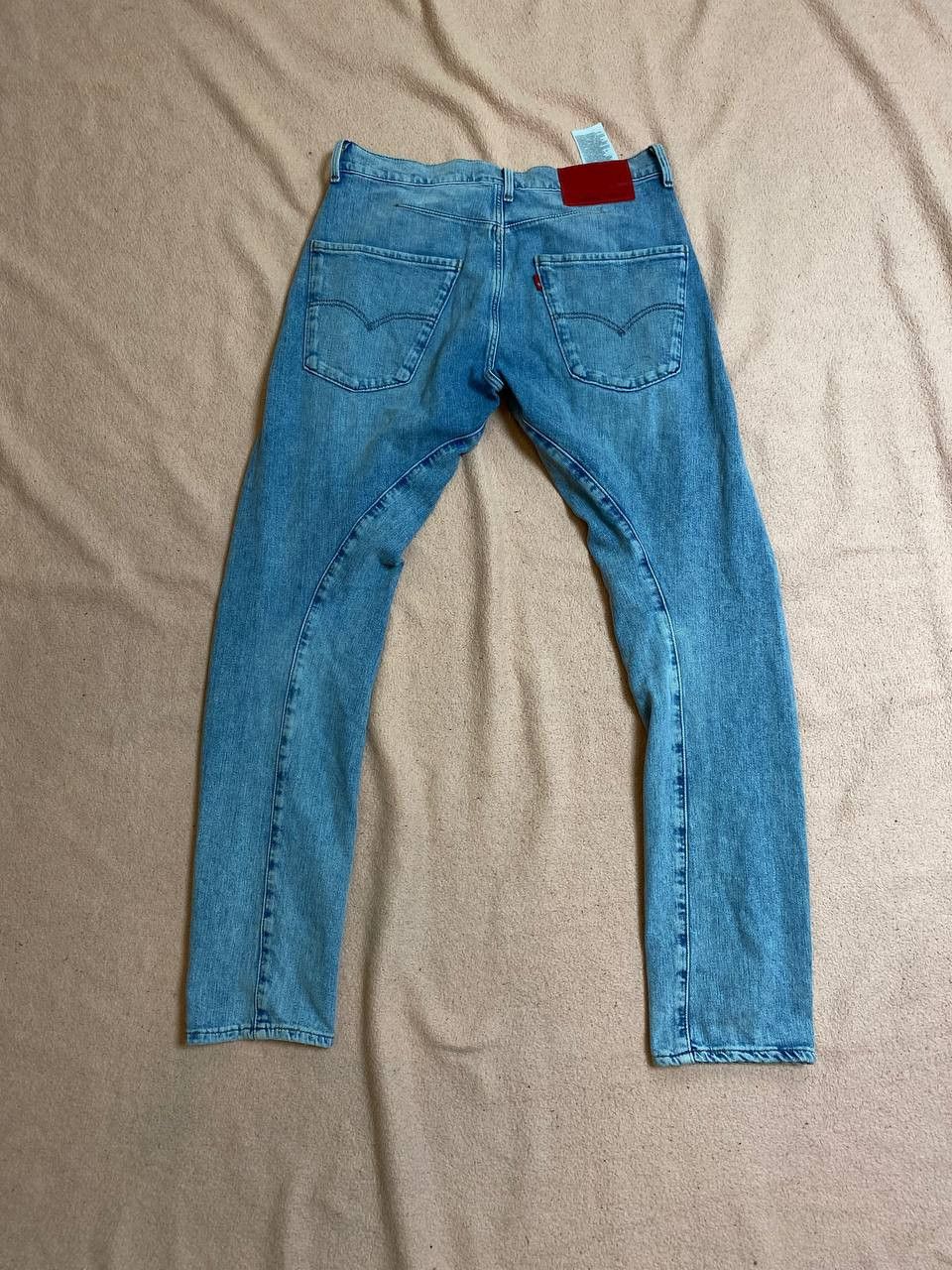 Levi's × Vintage Crazy Vintage Y2K Levis 512 Skinny Destroyed Denim Jeans Size US 29 - 16 Thumbnail