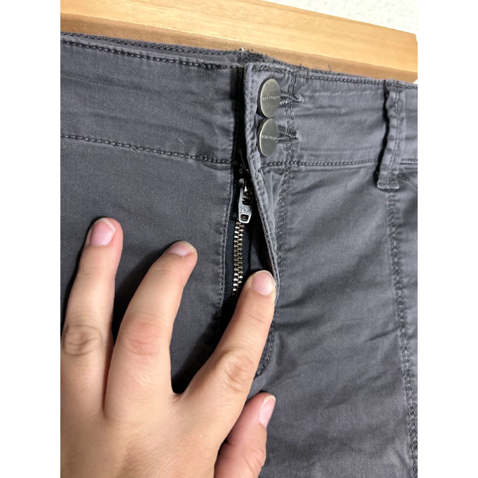 Sanctuary Sanctuary Gray Cargo Standard Surplus Pants Women Size 27 Size 27" / US 4 / IT 40 - 6 Thumbnail