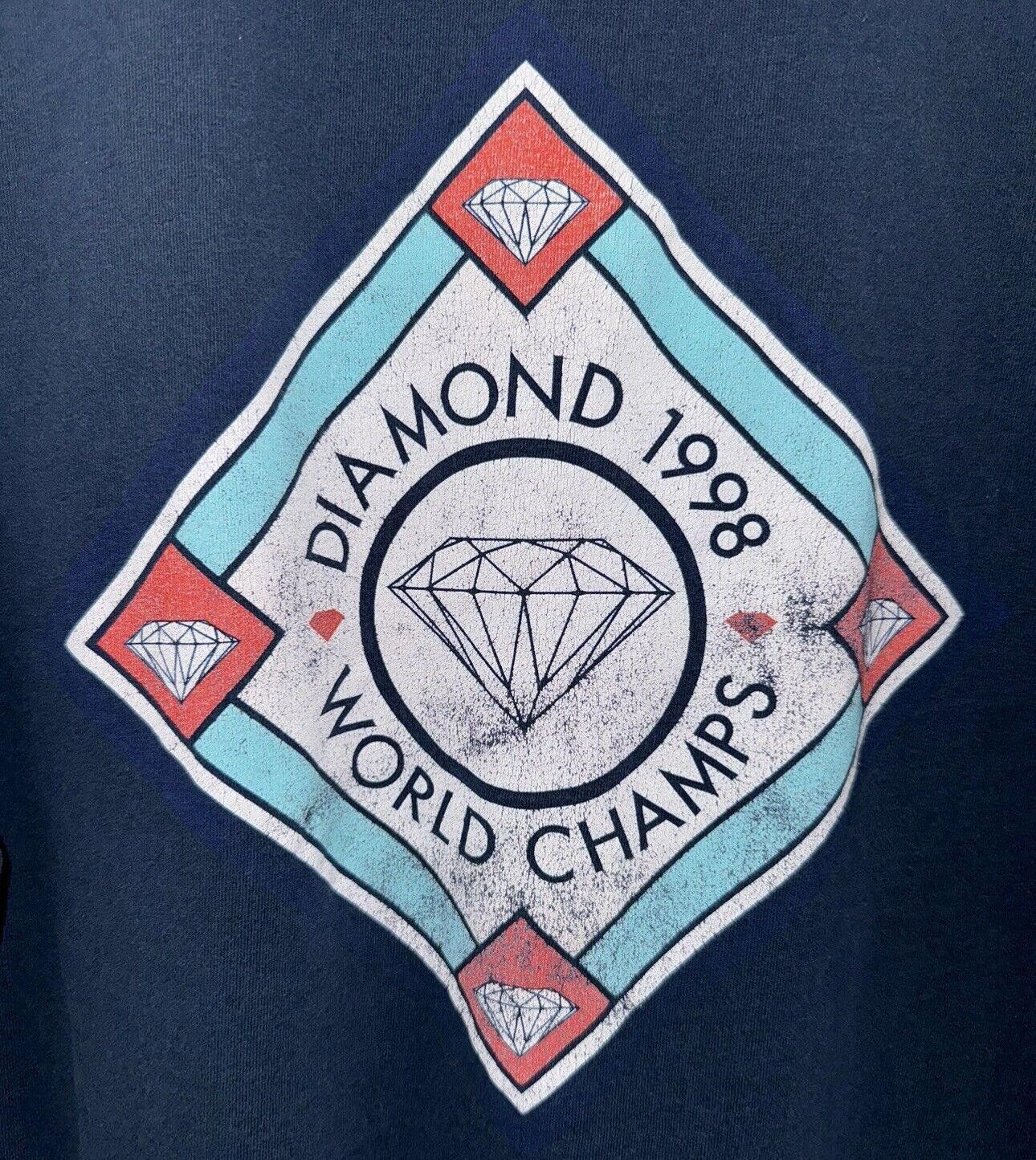 Diamond Supply Co. Vintage Diamond Supply Co 1998 World Champs Shirt Sz L RARE Size US L / EU 52-54 / 3 - 3 Thumbnail