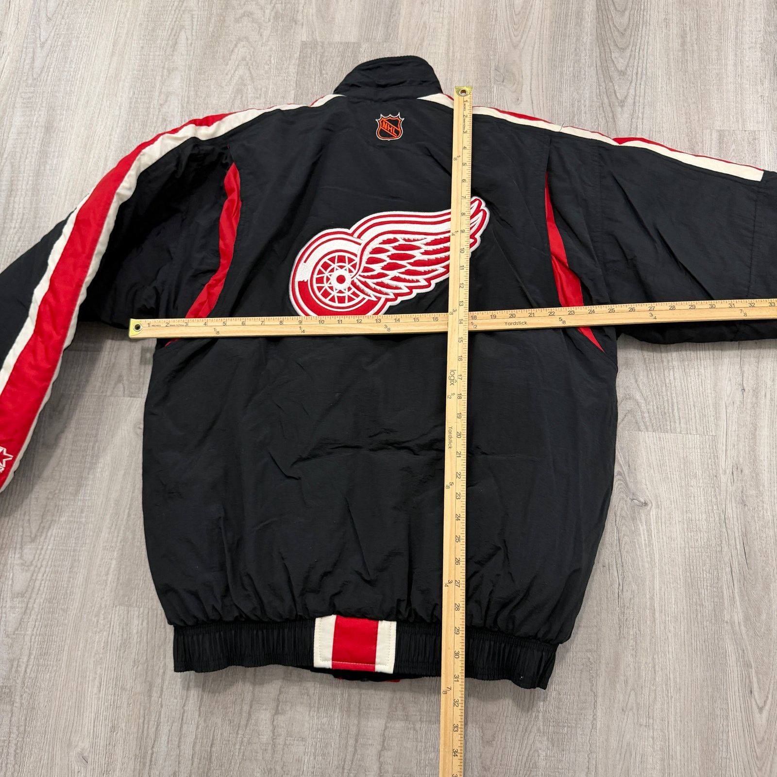 Vintage Vintage Detroit Red Wings Starter Jacket Men's Large Black Size US L / EU 52-54 / 3 - 8 Thumbnail