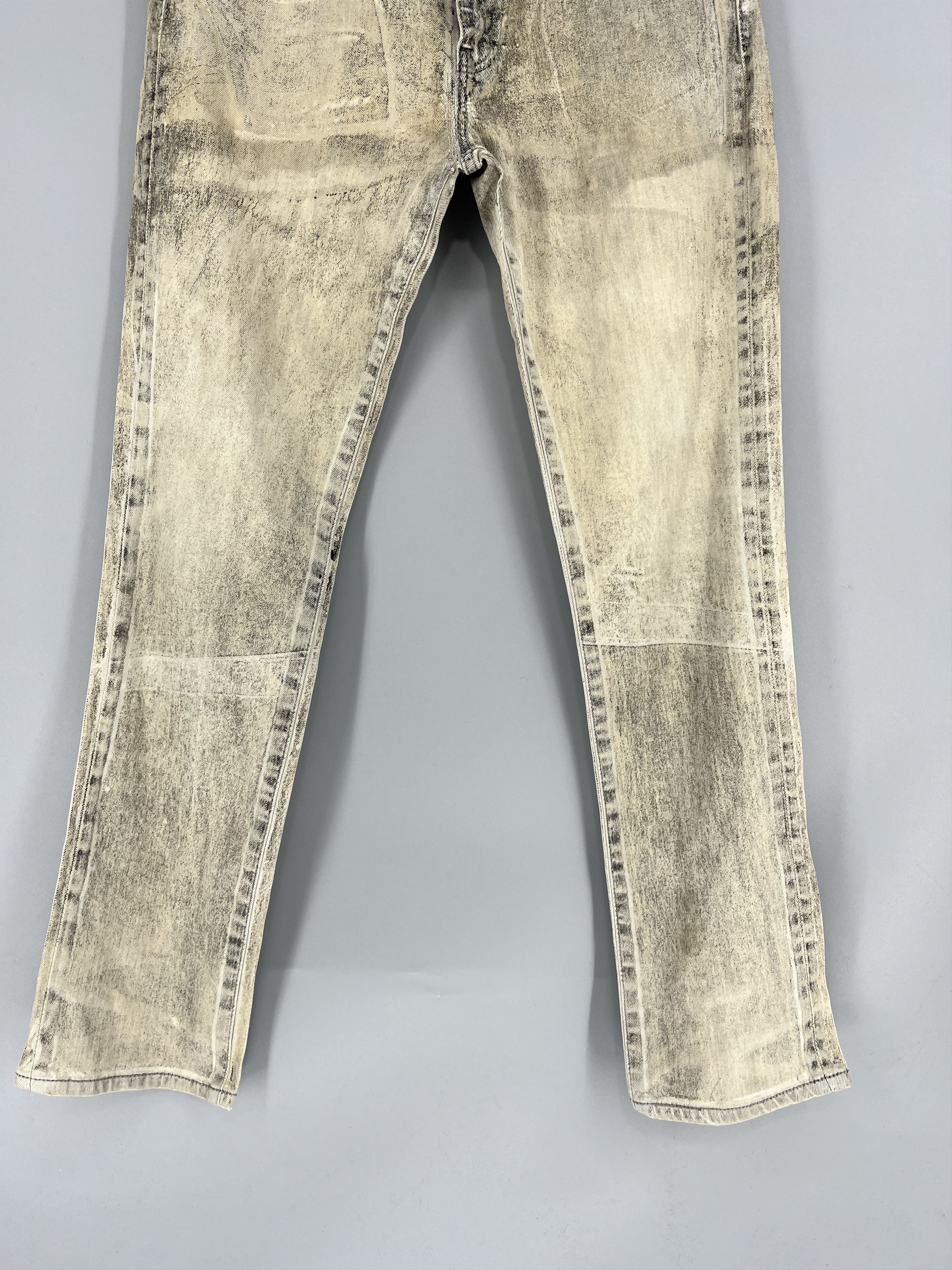 Levi's Vintage Levis 511 Beige Dirty Jeans Levi's Faded Denim Size US 33 - 3 Thumbnail