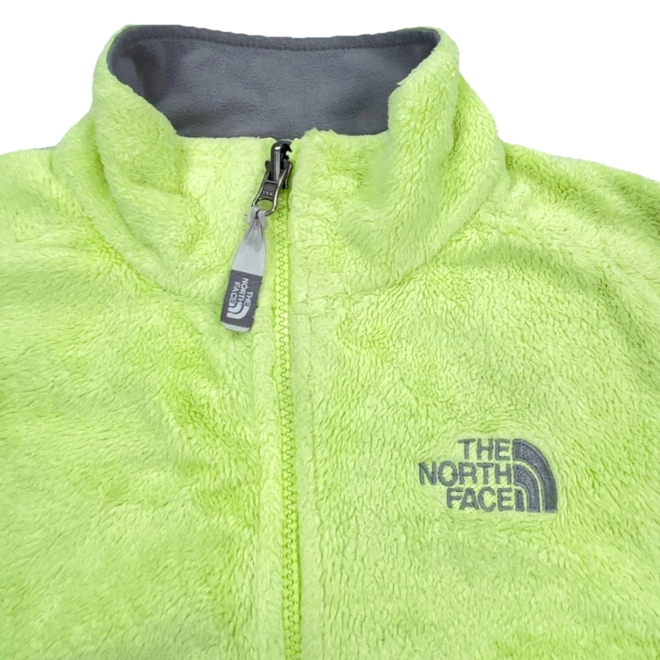 The North Face The North Face Jacket Women S Yellow Gray Fleece Coat Zip Short All Seasons Pockets Logo Subtle Embroidered Size S / US 4 / IT 40 - 3 Thumbnail