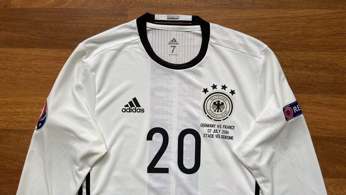 Adidas × Vintage GERMANY ADIDAS ADIZERO 2016 EURO SOCCER HOME JERSEY #20 SANE Size US L / EU 52-54 / 3 - 3 Thumbnail