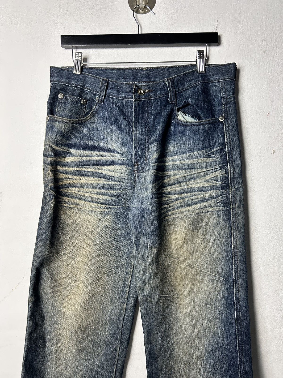 If Six Was Nine Japanese denim sick faded clawmark punk tornado mart ppfm Size US 32 / EU 48 - 6 Thumbnail