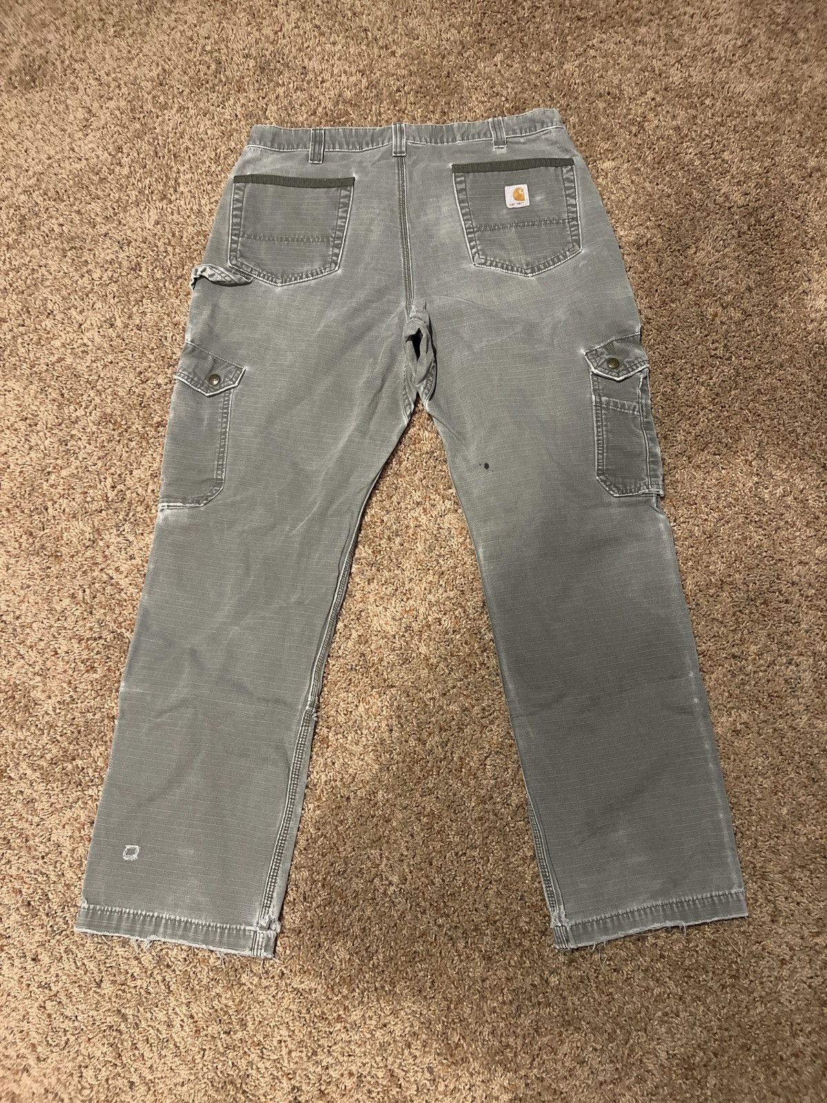 Carhartt Vintage Carhartt Double Knee Cargo Pants 36x32 Size US 36 / EU 52 - 2 Thumbnail
