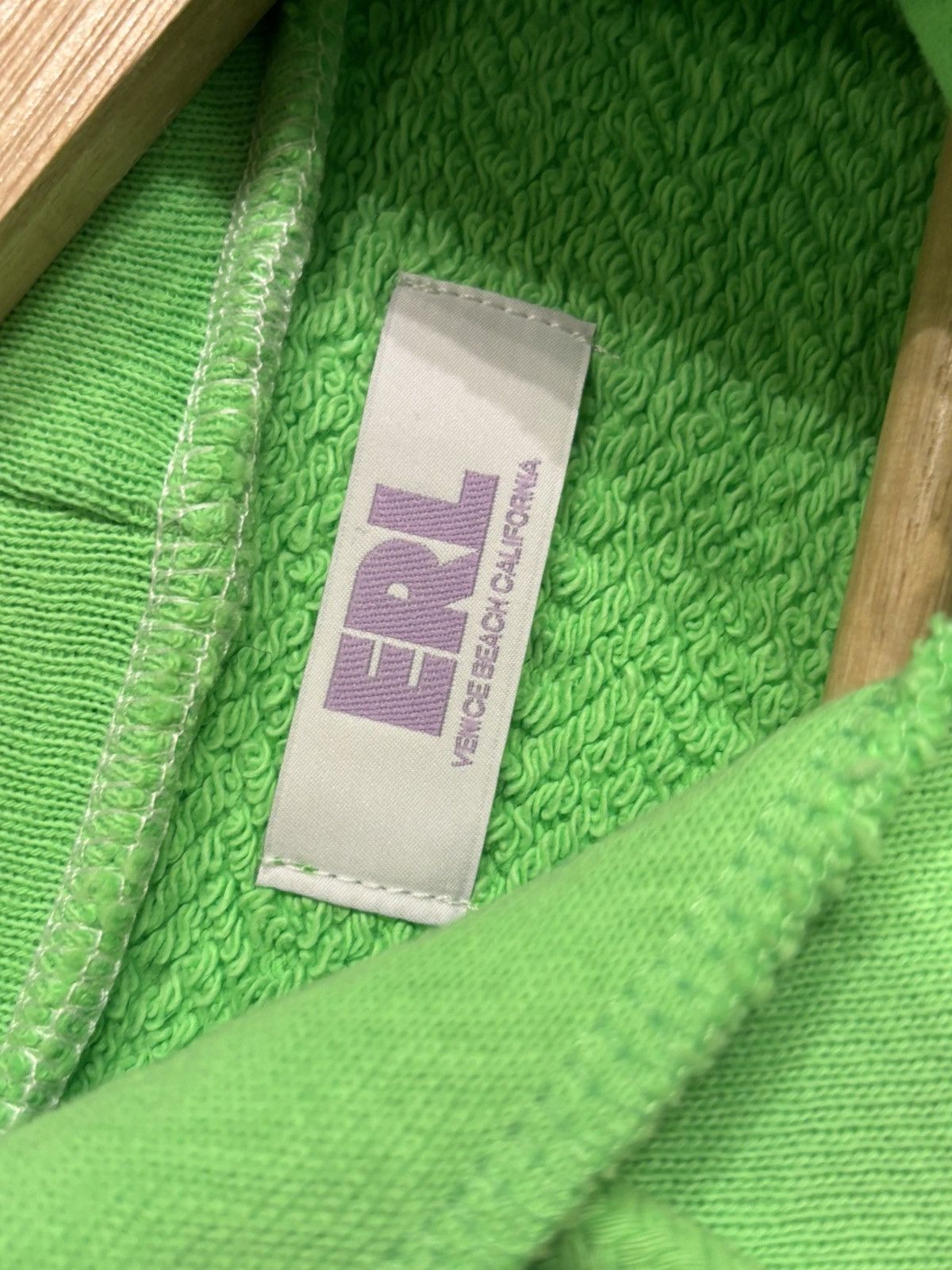 ERL ERL Boucle Trimmed Cotton Jersey Hoodie Size US XL / EU 56 / 4 - 3 Thumbnail