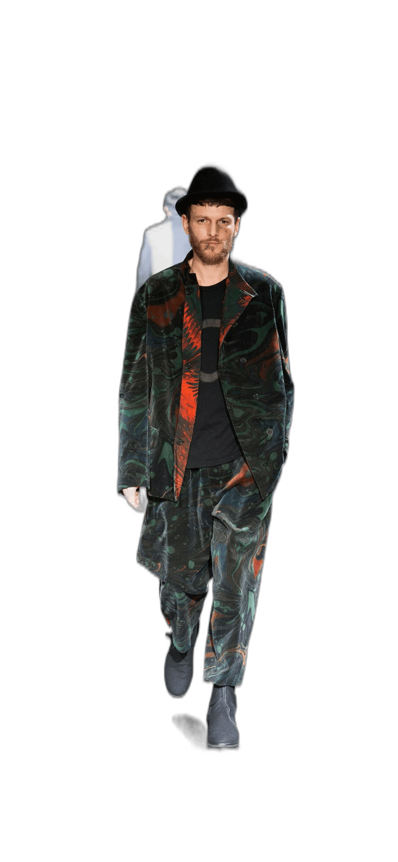 Yohji Yamamoto yohji yamamoto pour homme velvet printed suit Size US S / EU 44-46 / 1 - 1 Thumbnail