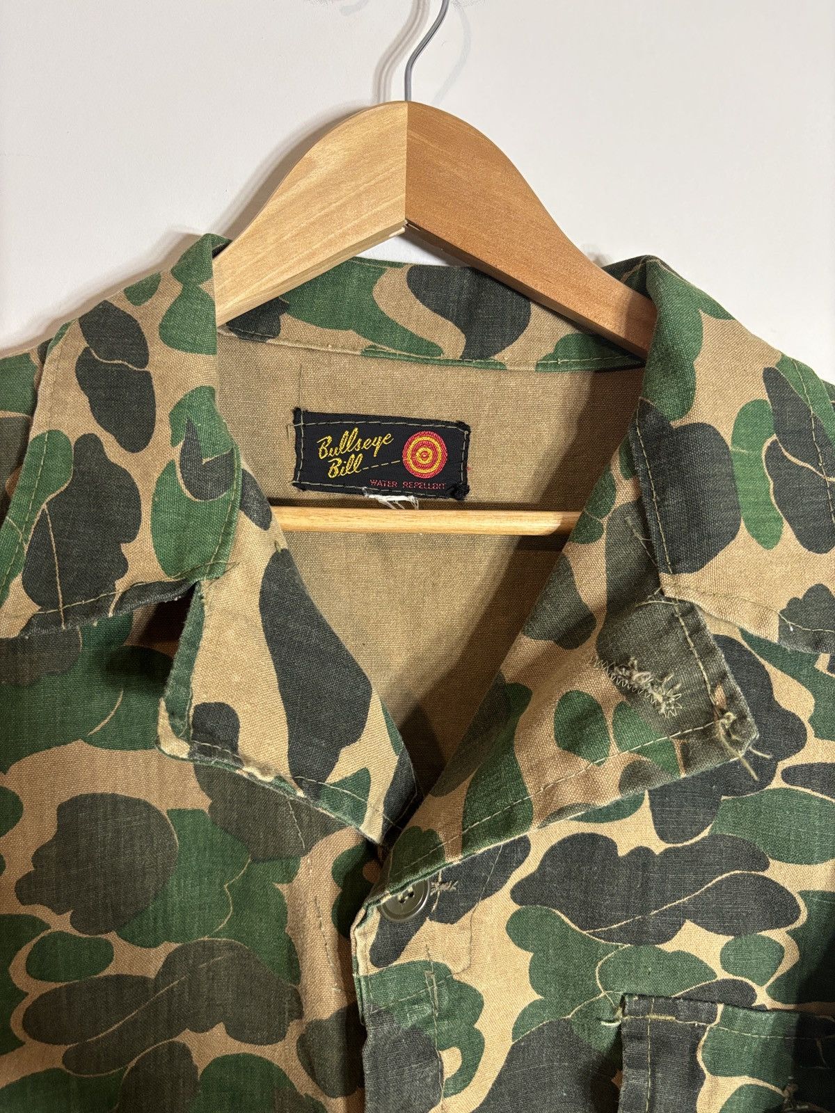 Other Vintage Bullseye Bill Duck Camo Water Repellent Coveralls XL Size US 42 / EU 58 - 2 Thumbnail