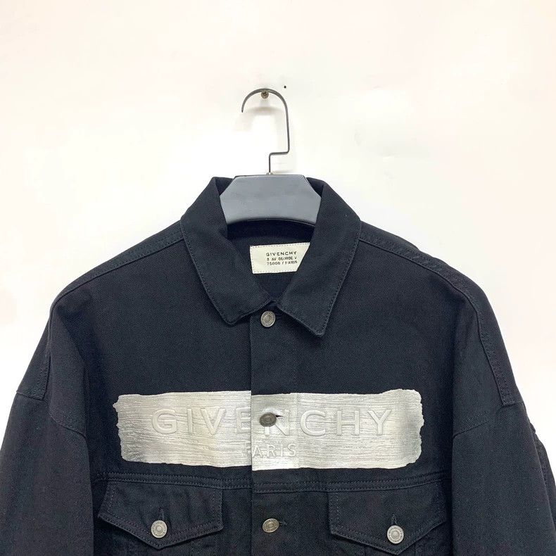 Givenchy Givenchy Black slate denim jacket, size L, shoulder width Size US L / EU 52-54 / 3 - 6 Thumbnail