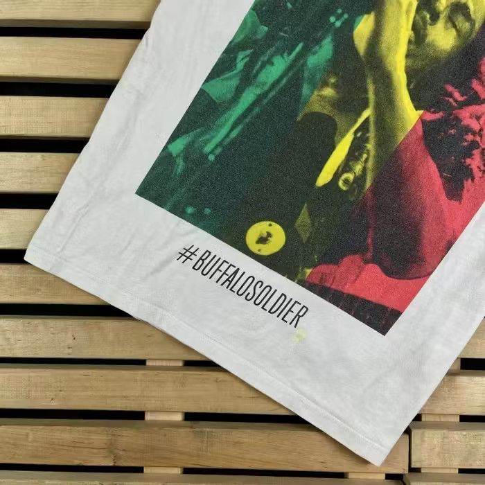 Band Tees × Bob Marley × Vintage Mens Vintage T Shirt Bob Marley Size M Size US M / EU 48-50 / 2 - 3 Thumbnail