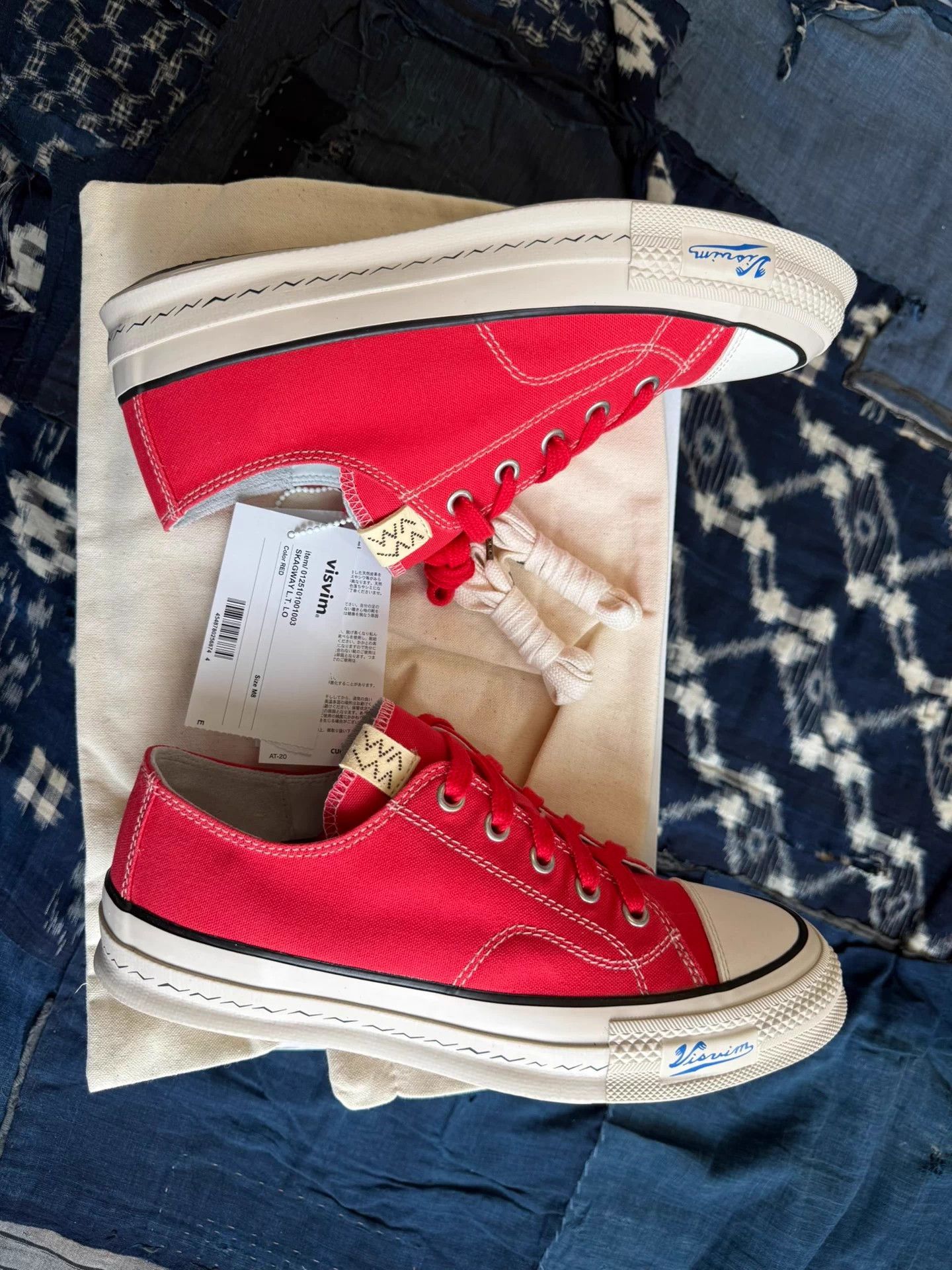 Visvim VISVIM 25SS Skagway L.T. Lo Red Size 8 New Size US 8 / EU 41 - 3 Thumbnail