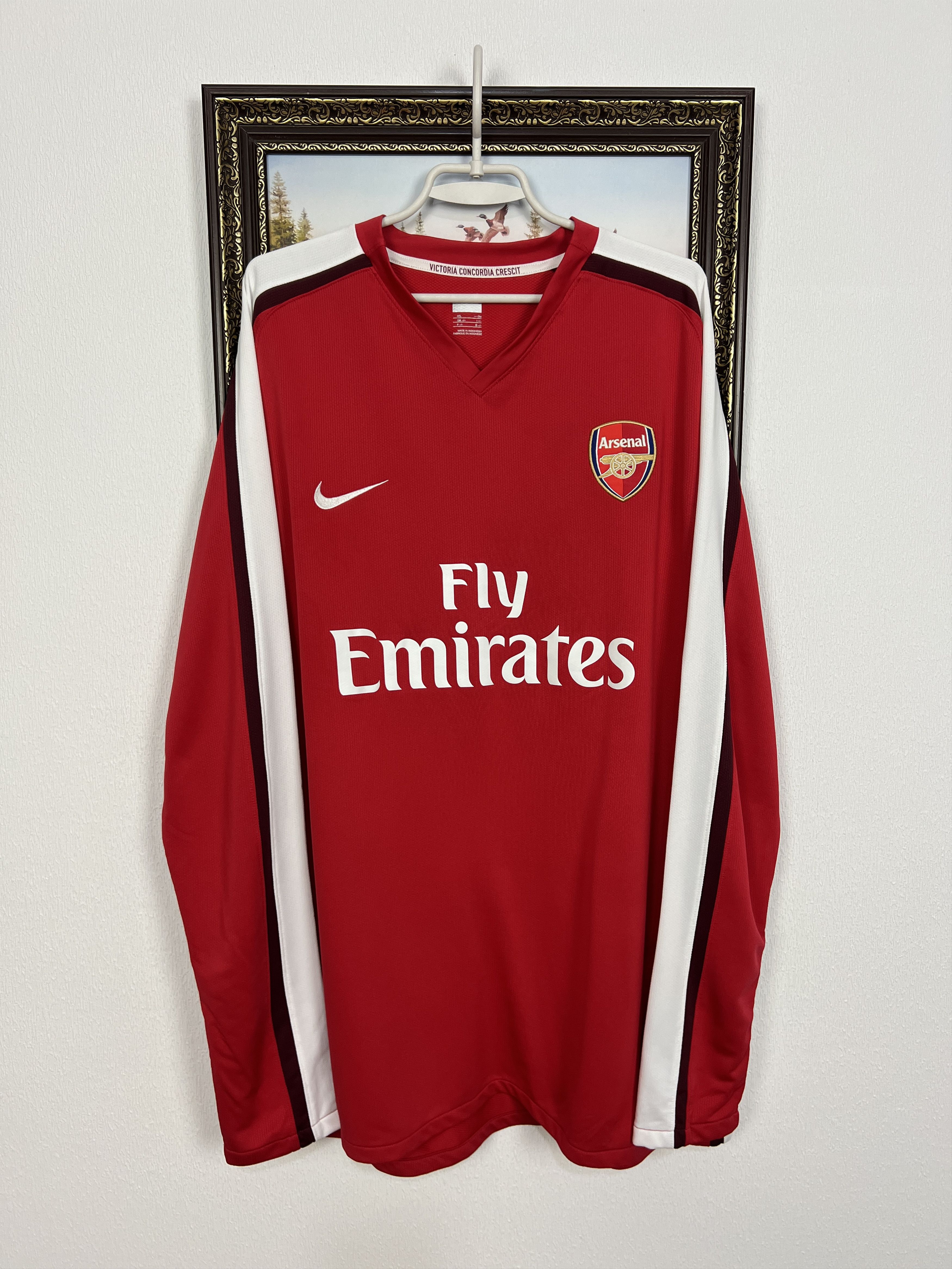 Nike Arsenal football shirt Soccer Jersey Trikot Long Sleeve 3XL Size US XXL / EU 58 / 5 - 1 Thumbnail