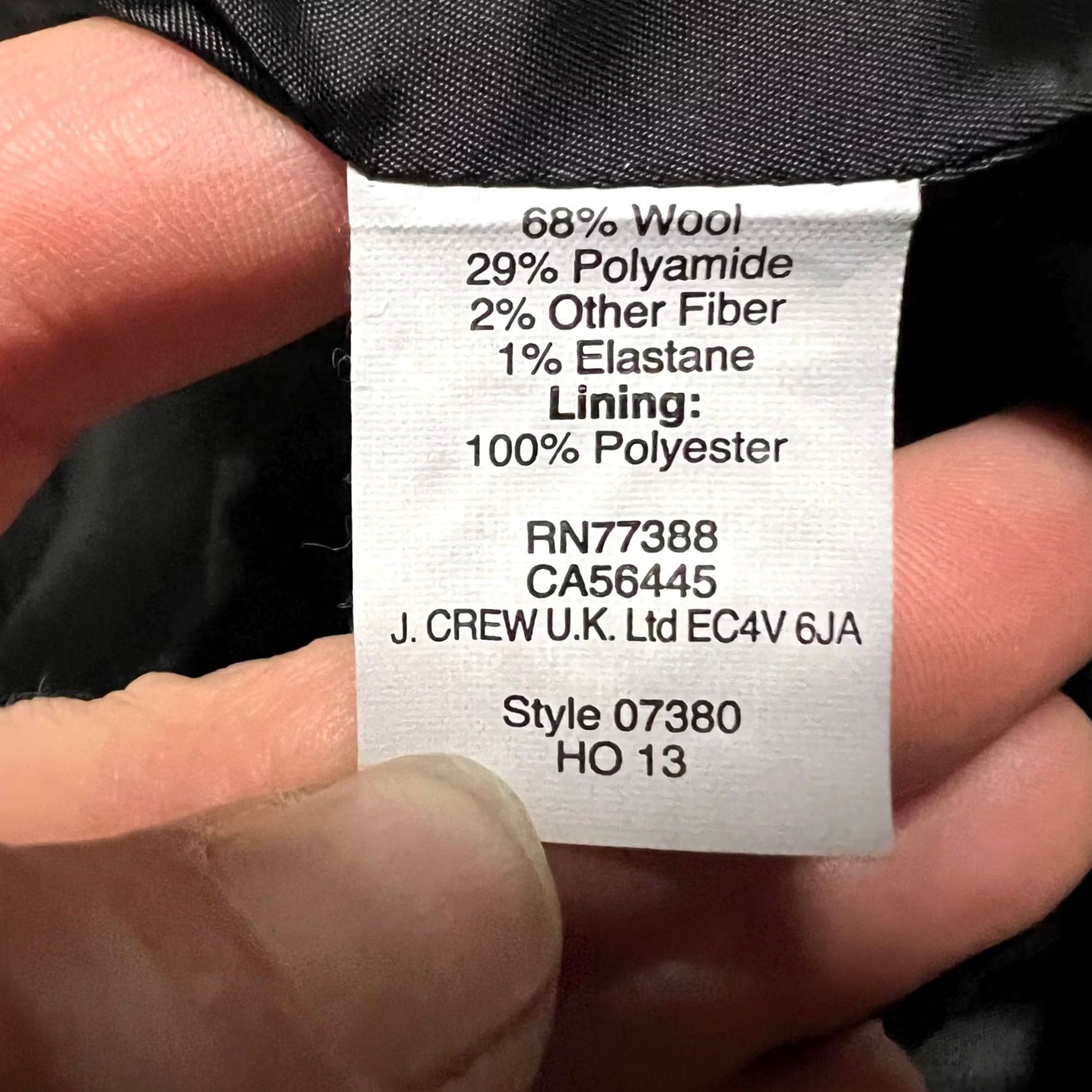 J.Crew J.Crew Pants Womens 2 Tollegno 1900 Wool Gray Stripe Straight Leg 31x27 Dress Pants Womens Gray 2 Regular Boys? Size 26" / US 2 / IT 38 - 7 Thumbnail