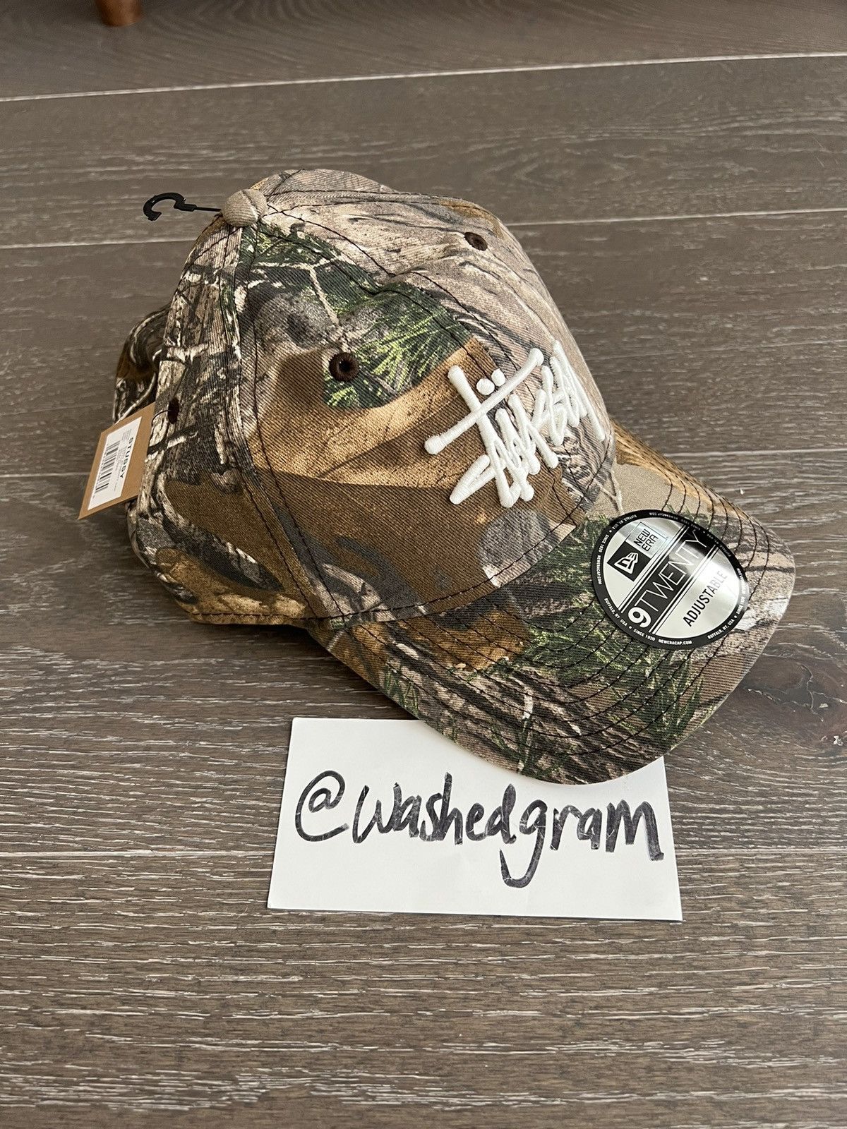 Stussy Camo Strapback 9Twenty Hat Cap | Grailed