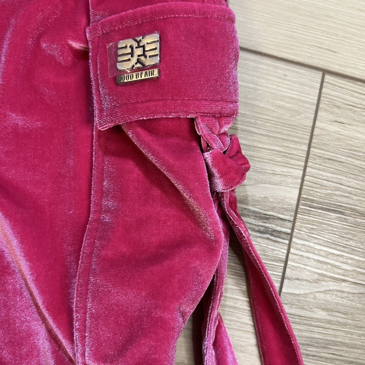 Hood By Air Hood by Air Pink Velour Cargo Pants FW21 Rare Mens M Velvet Size US 32 / EU 48 - 2 Thumbnail