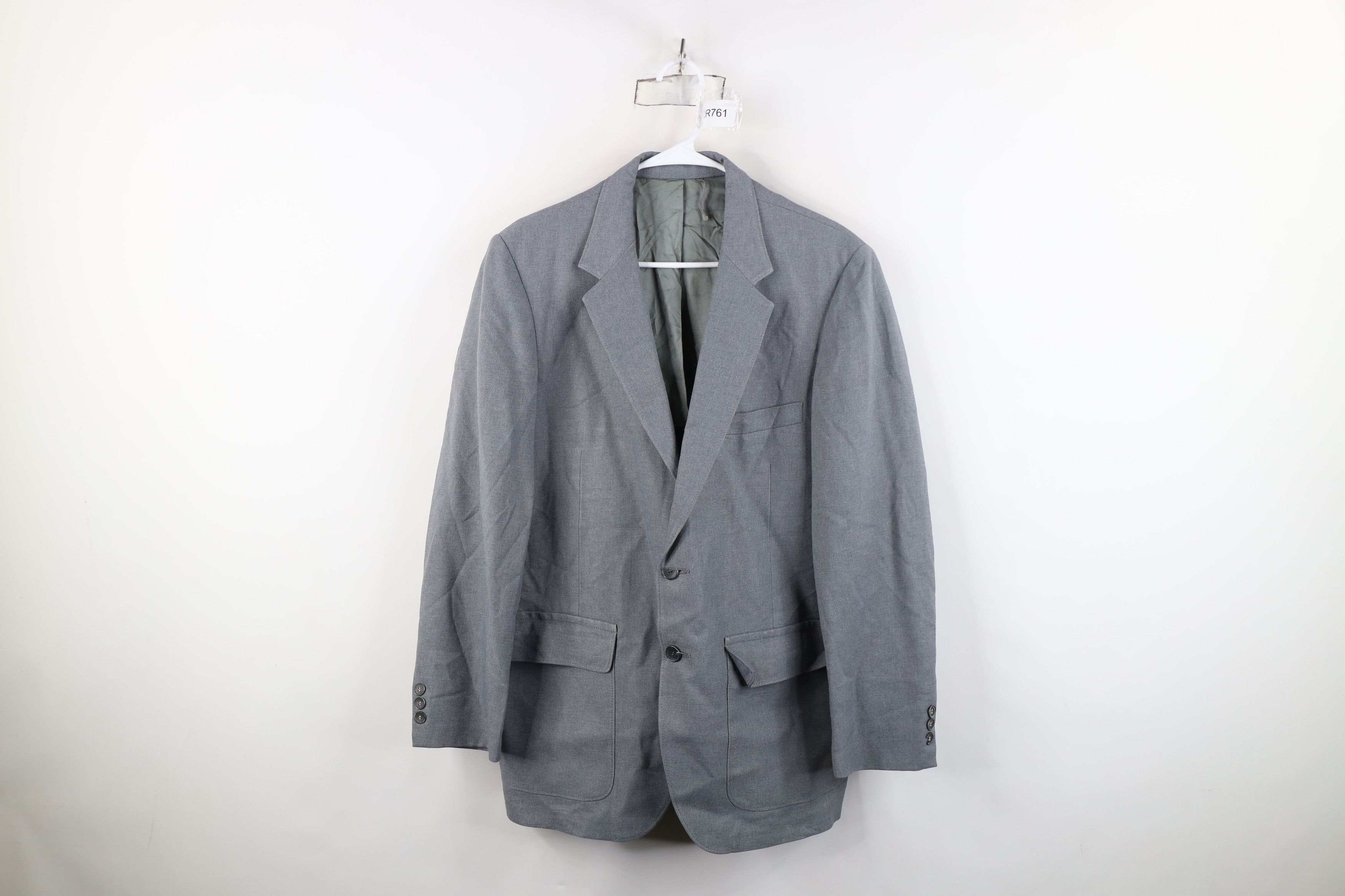 Vintage Vintage 70s Streetwear Wool Suit Coat Blazer Jacket USA Size US L / EU 52-54 / 3 - 1 Thumbnail