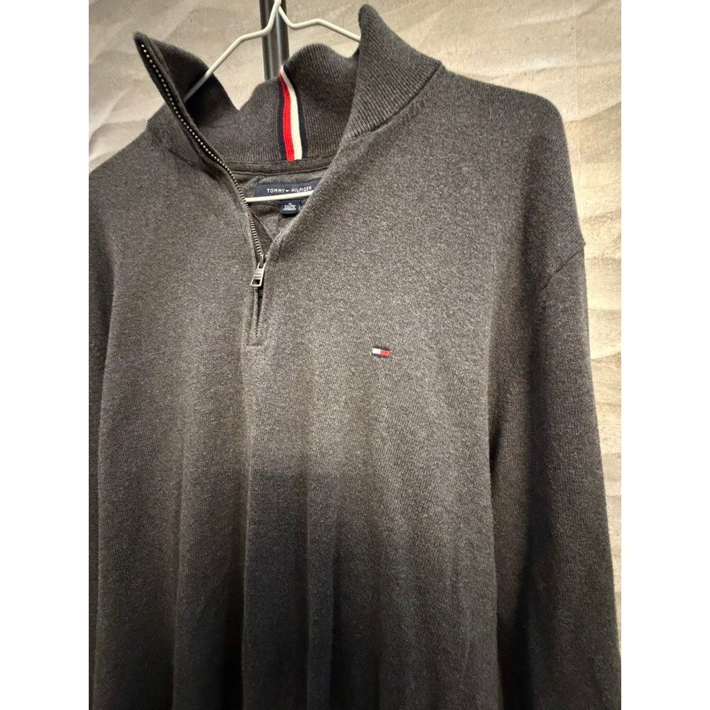 Tommy Hilfiger Tommy Hilfiger Men's Grey 3/4 Zip-Up Jacket Size US XL / EU 56 / 4 - 3 Thumbnail