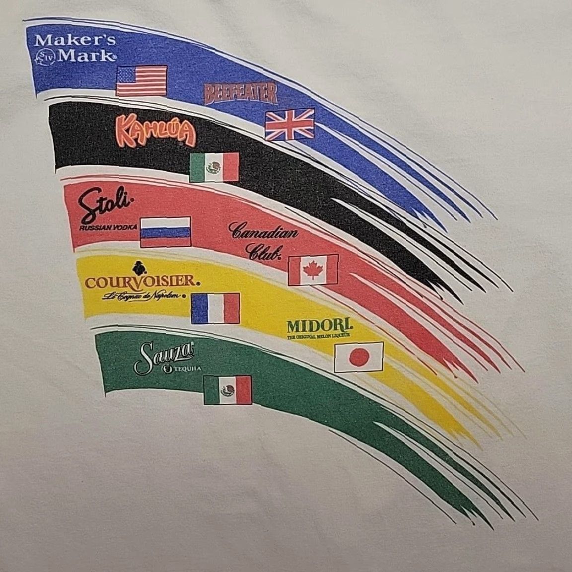 Hanes VINTAGE Hanes Beefy-T Shirt Long Sleeve White Mens XL 2002 Olympics Liquor Graphic Size US XL / EU 56 / 4 - 3 Thumbnail