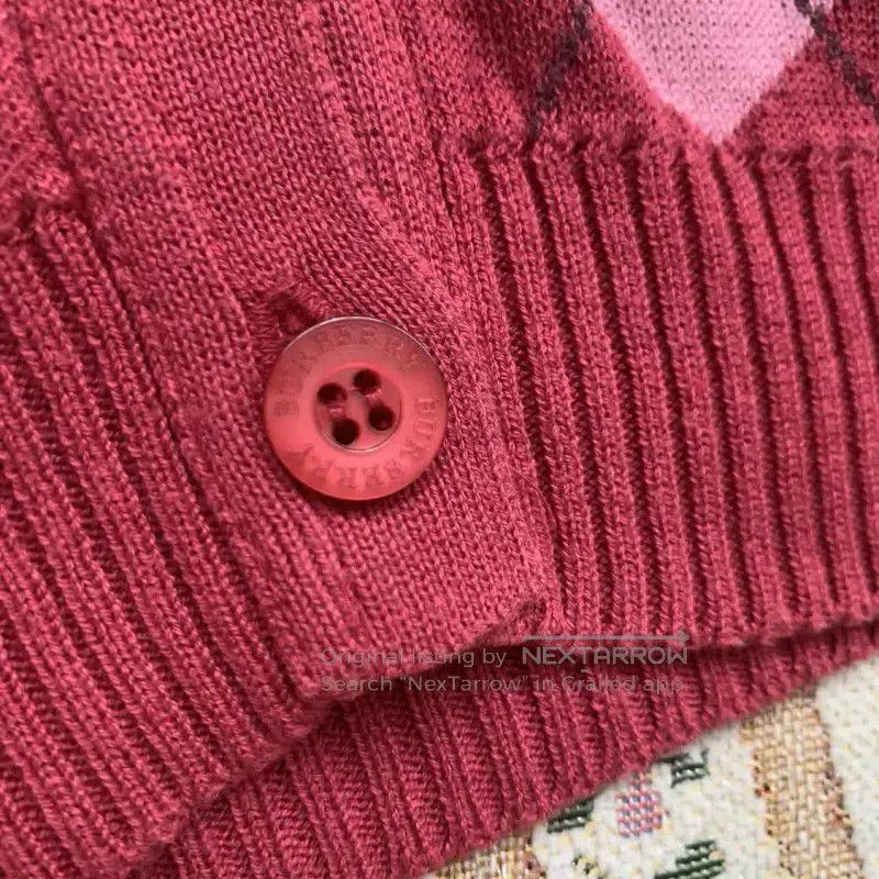 Other Burberry Pink Heart Pattern Long Sleeve Cardigan. Size M / US 6-8 / IT 42-44 - 5 Thumbnail