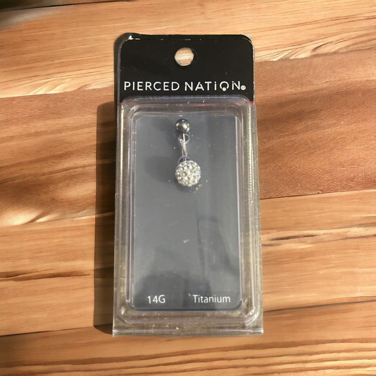 Other Pierced Nation cubic zirconia ball belly button ring Size ONE SIZE - 1 Thumbnail