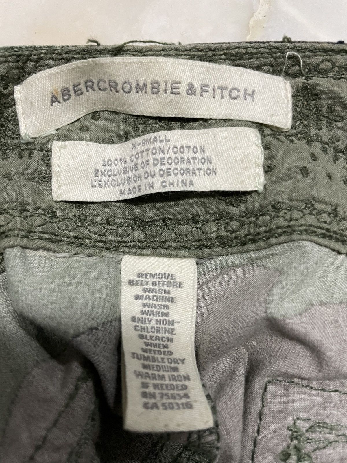 Abercrombie & Fitch Vintage Abercrombie & Fitch Camouflage Rare Tactical Cargo Size 30" / US 8 / IT 44 - 9 Thumbnail