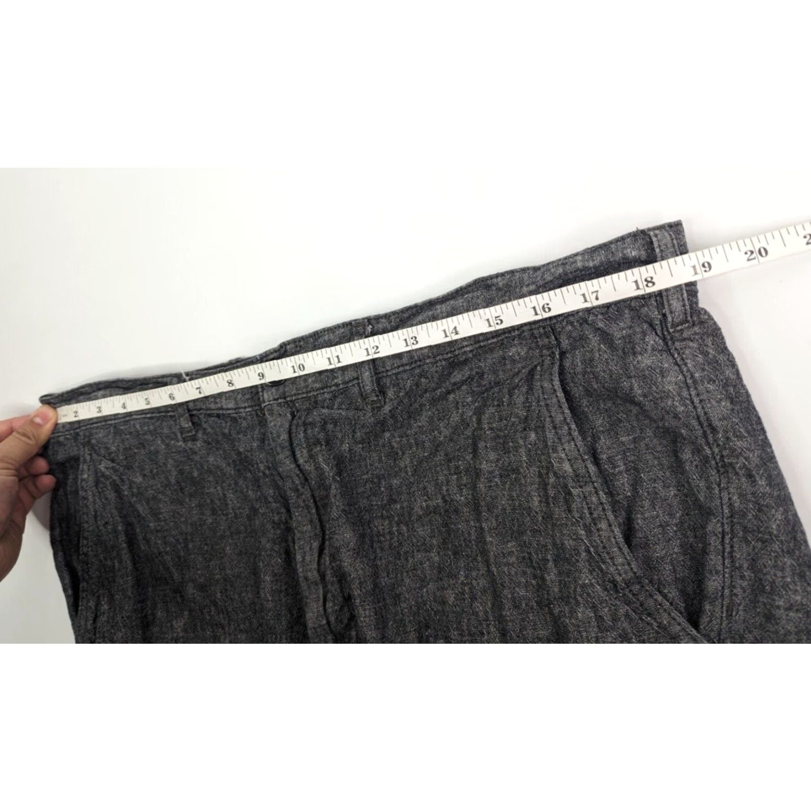 Levi's Levi's Chino Shorts Grey Chambray Mens Size 36 Linen Cotton Regular Front Flat Front 21181 211810048 Size US 36 / EU 52 - 5 Thumbnail