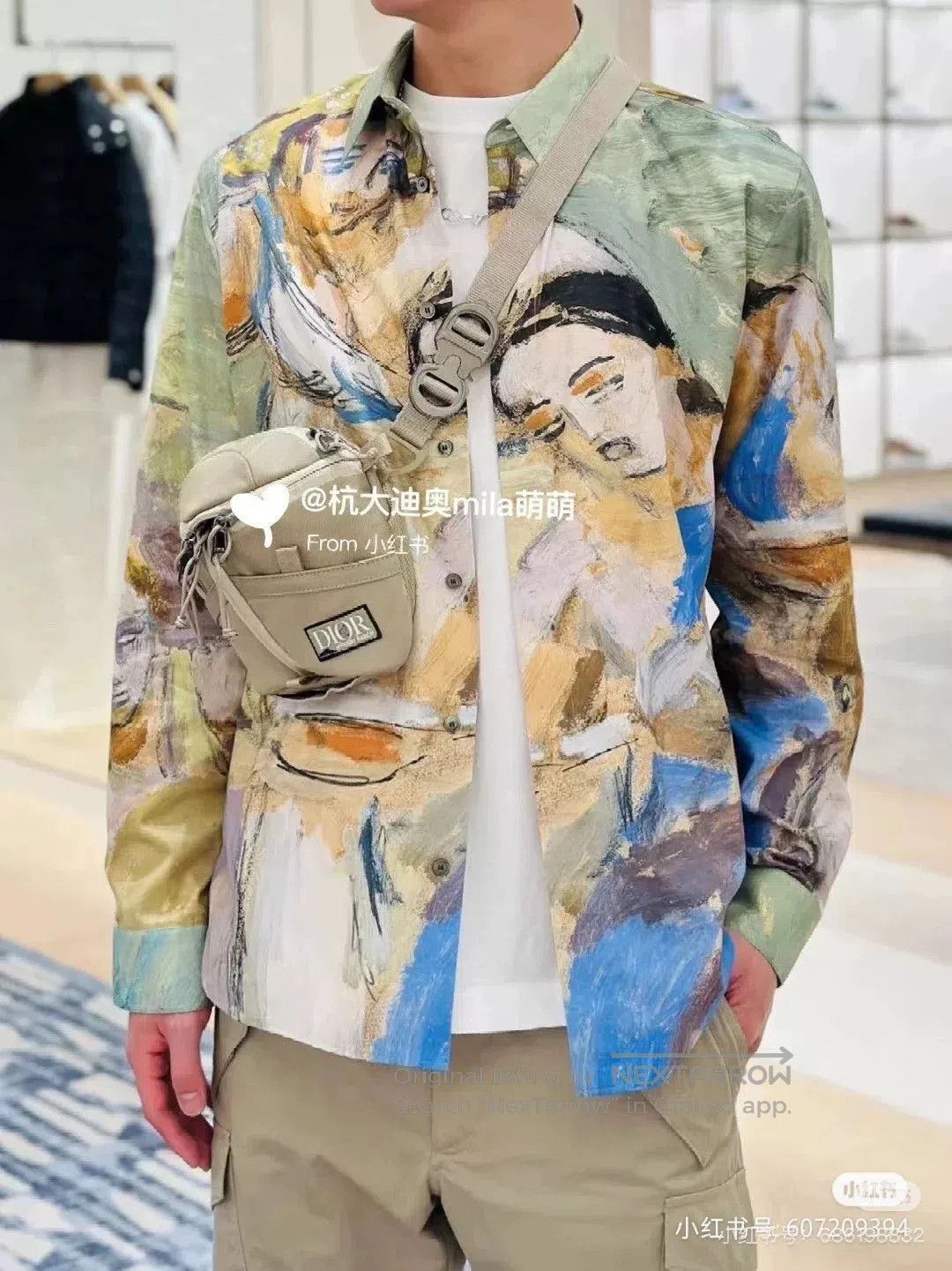 Dior Dior Artist Collaboration Silk Shirt. Size US M / EU 48-50 / 2 - 3 Thumbnail