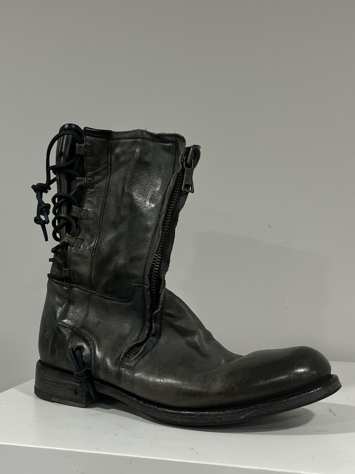 John Varvatos Engineer straight zip boot 9 Size US 9 / EU 42 - 13 Thumbnail